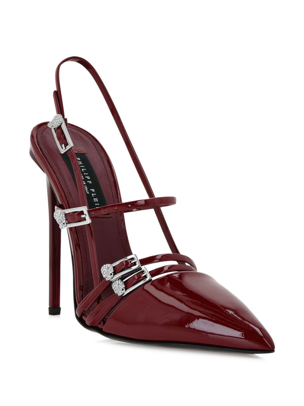 buckle-embellished slingback pumps - 2