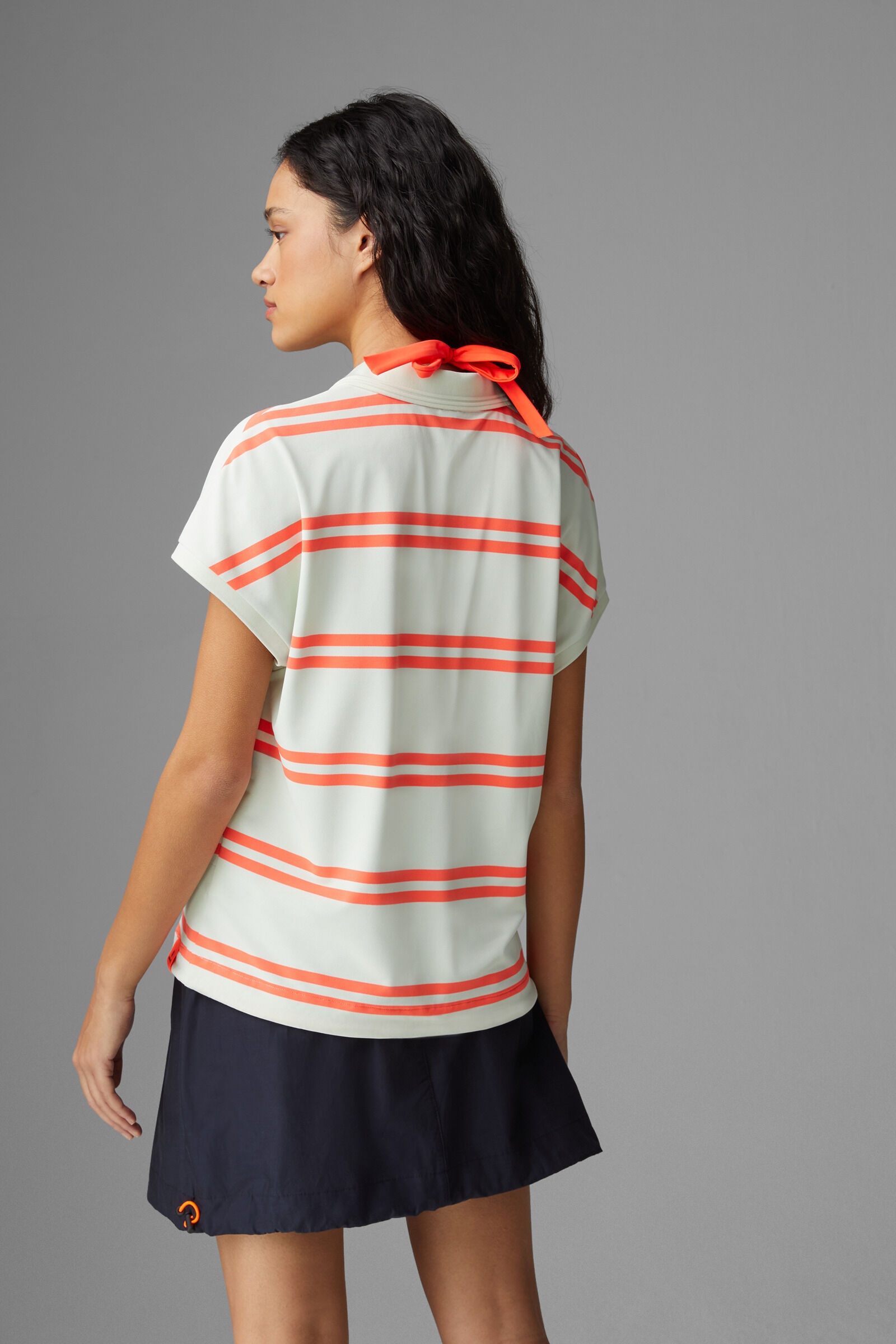 Gaja Polo shirt in Light green/Coral - 3