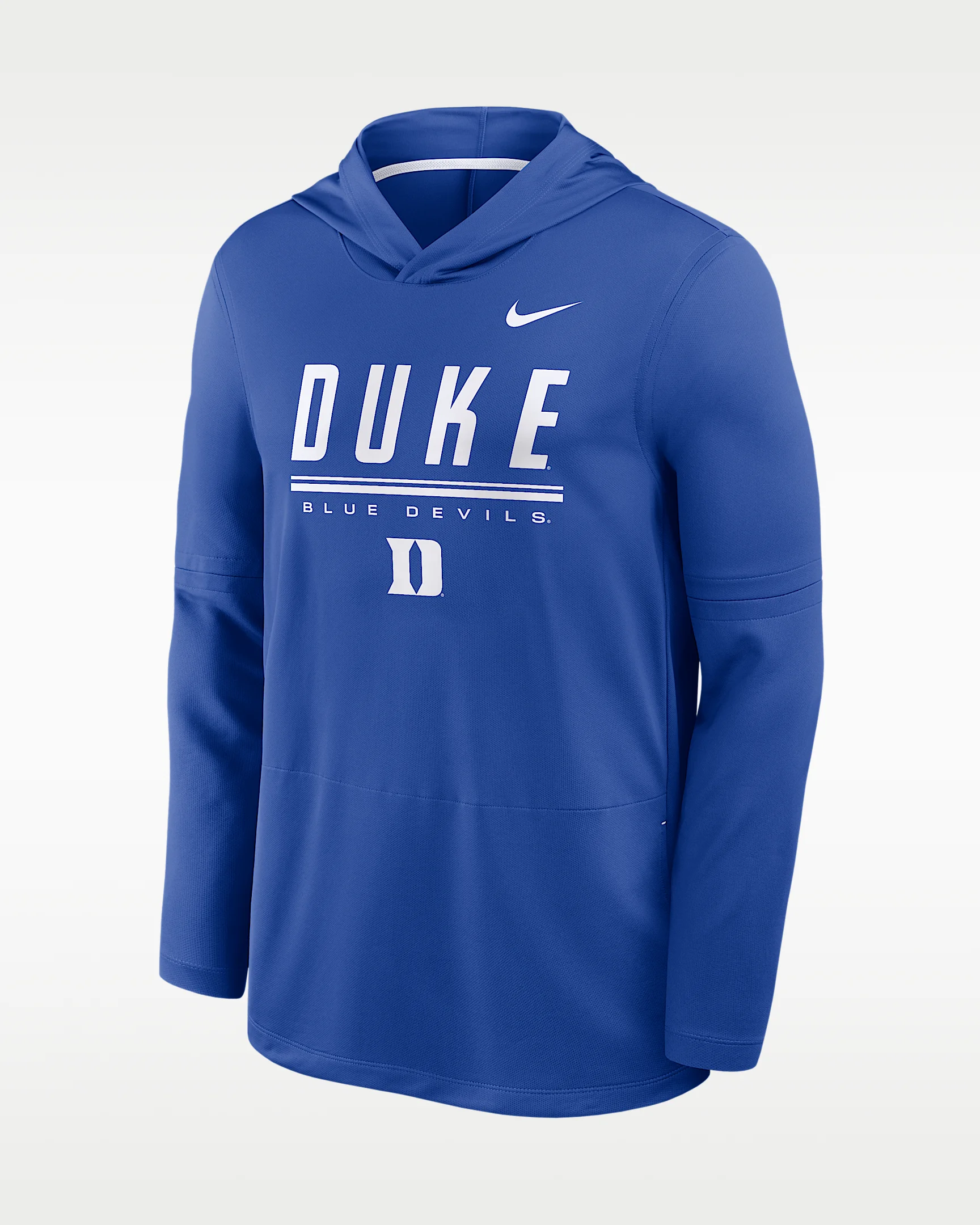 Duke Sideline Men's Nike Dri-FIT College Long-Sleeve Hooded Top - 1