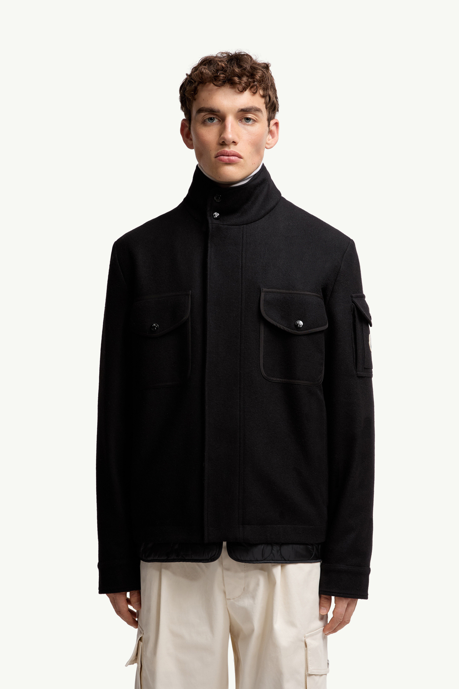 Avoine Wool Short Down Jacket - 3