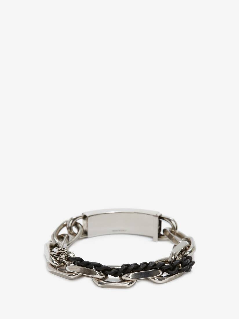 Mcqueen Graffiti Bracelet in Antique Silver - 2