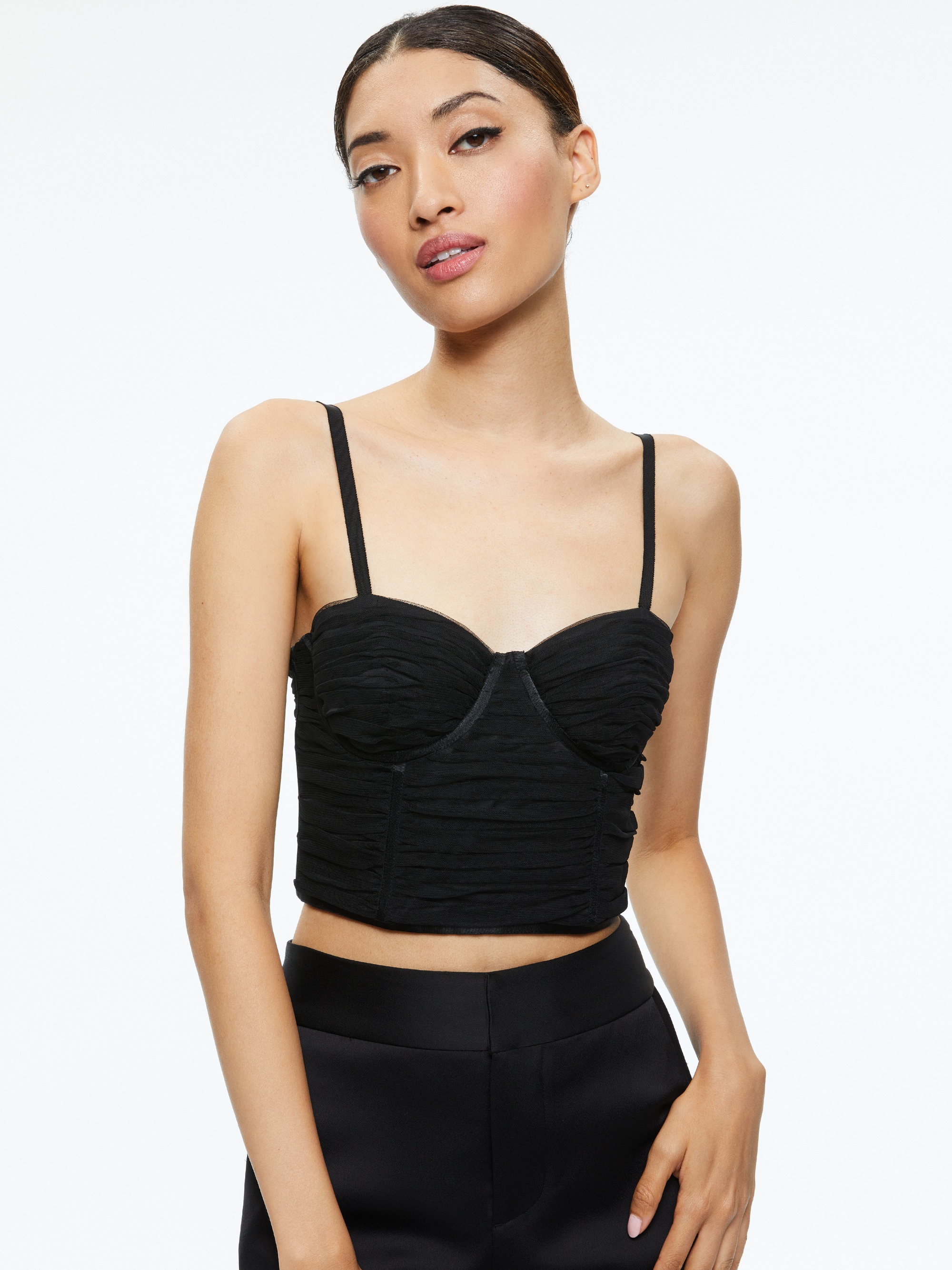 DAMIA RUCHED BUSTIER TOP - 2