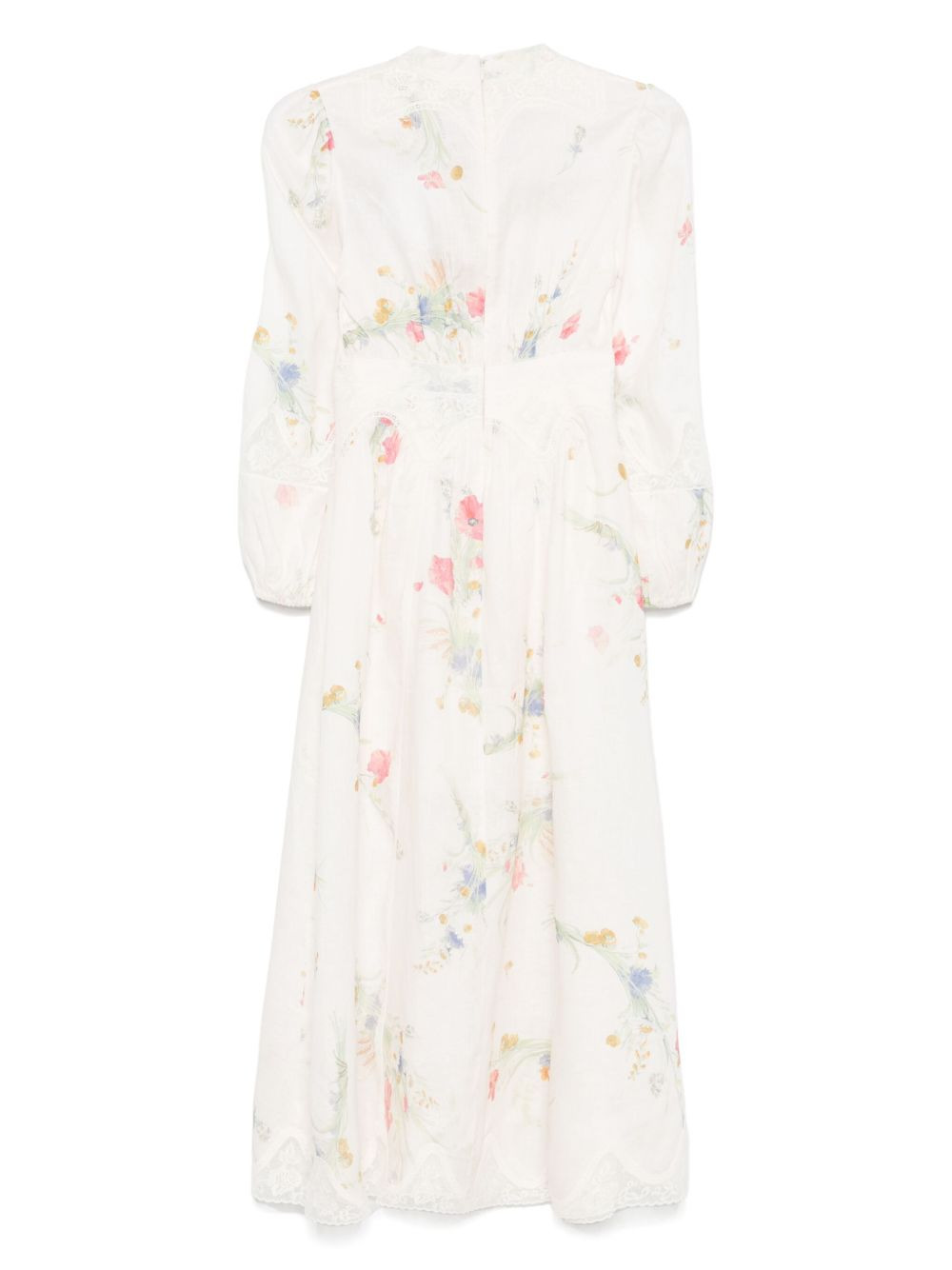 Zimmermann Women Lucky Linen Midi Dress - 2