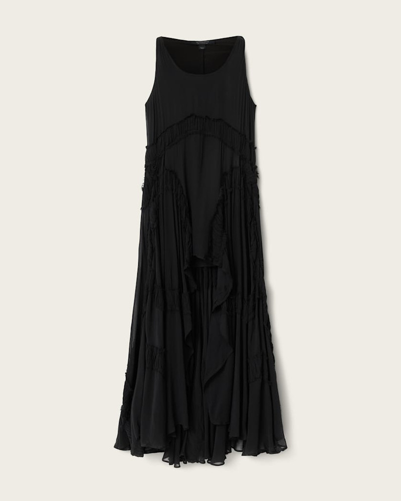 DORINA SLEEVELESS RUCHED MAXI DRESS 1