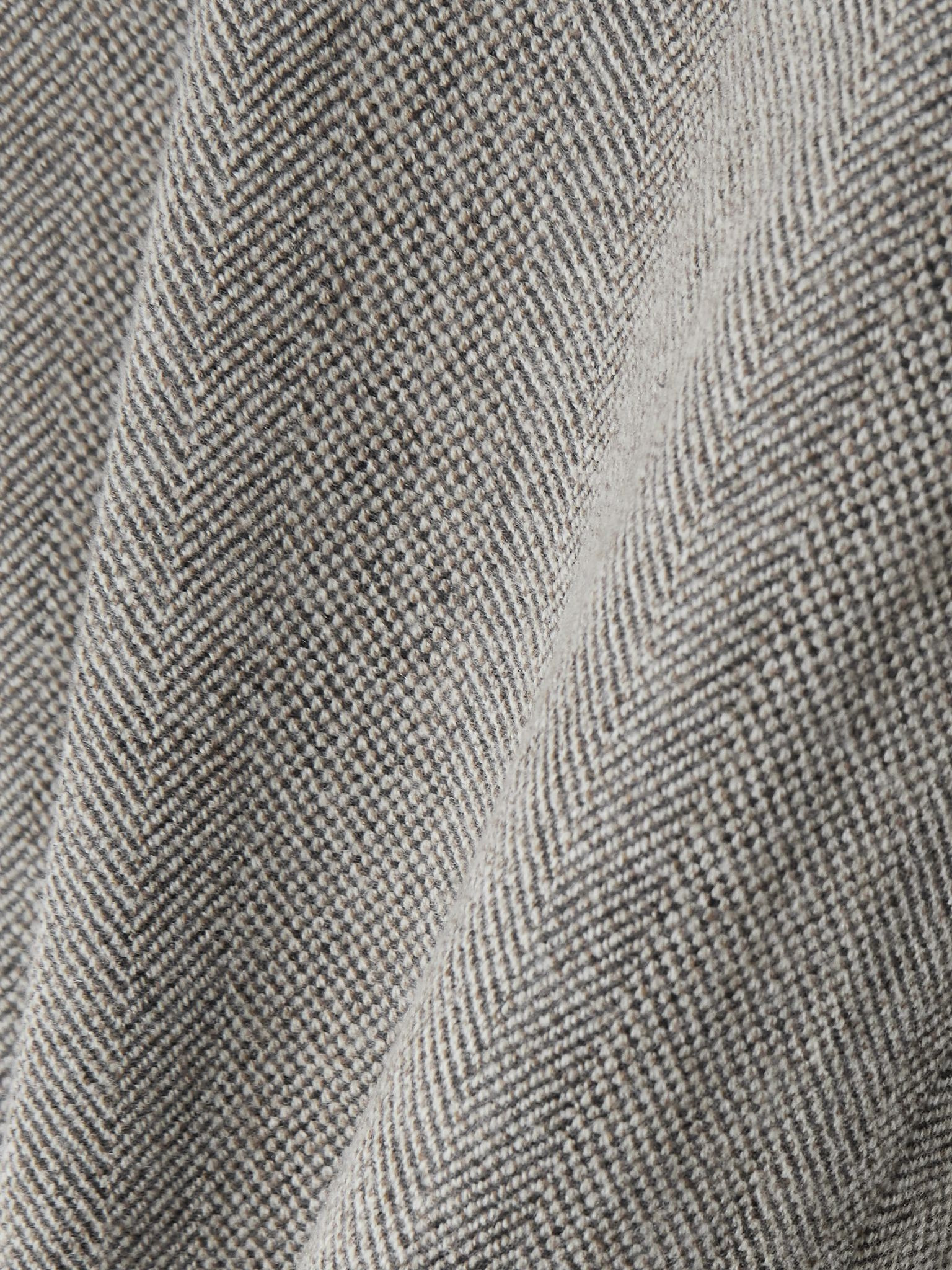 Dan cropped linen, wool and cashmere-blend tapered pants Gray - 4