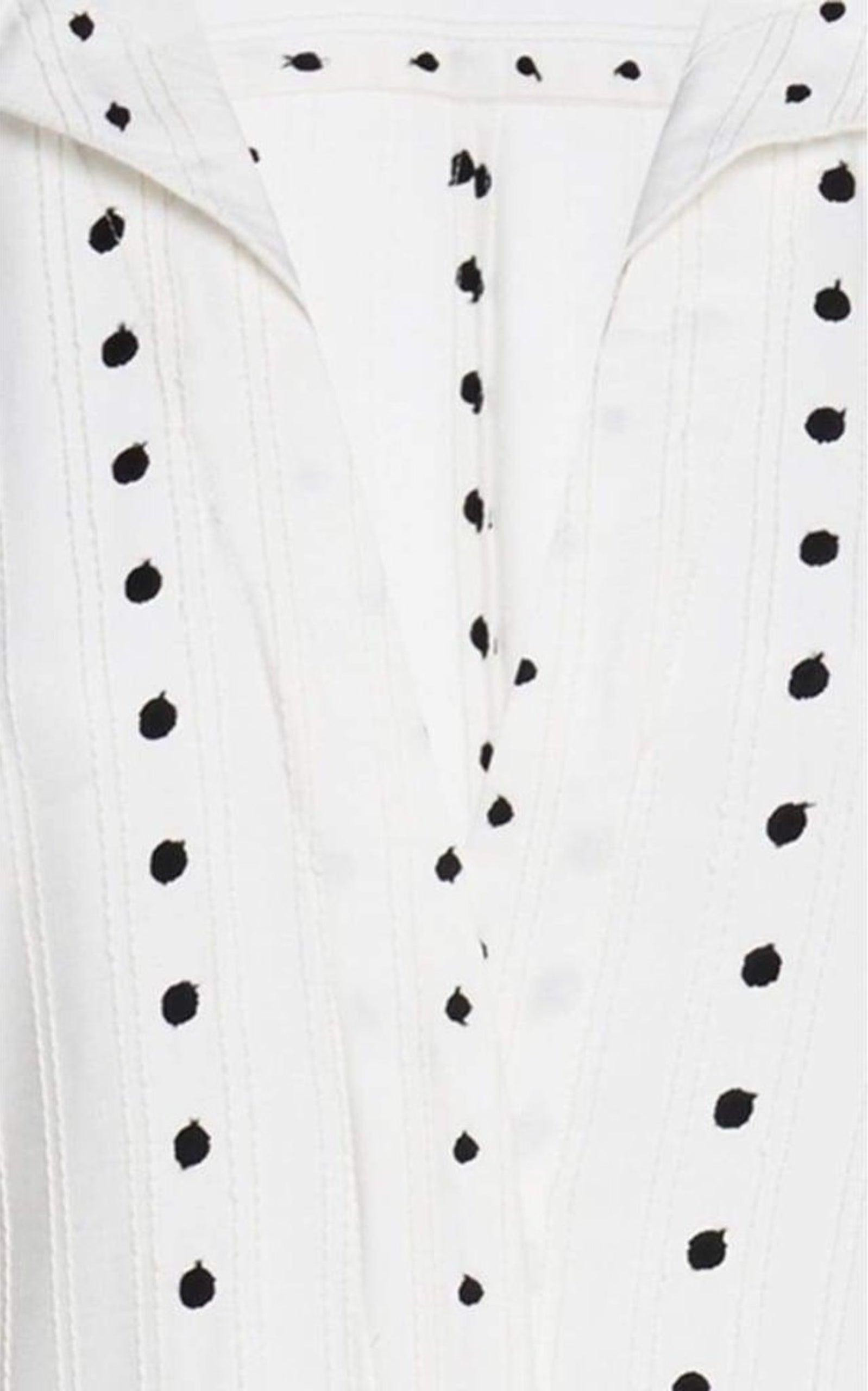 La Djellaba Dot Maxi Dress - 6