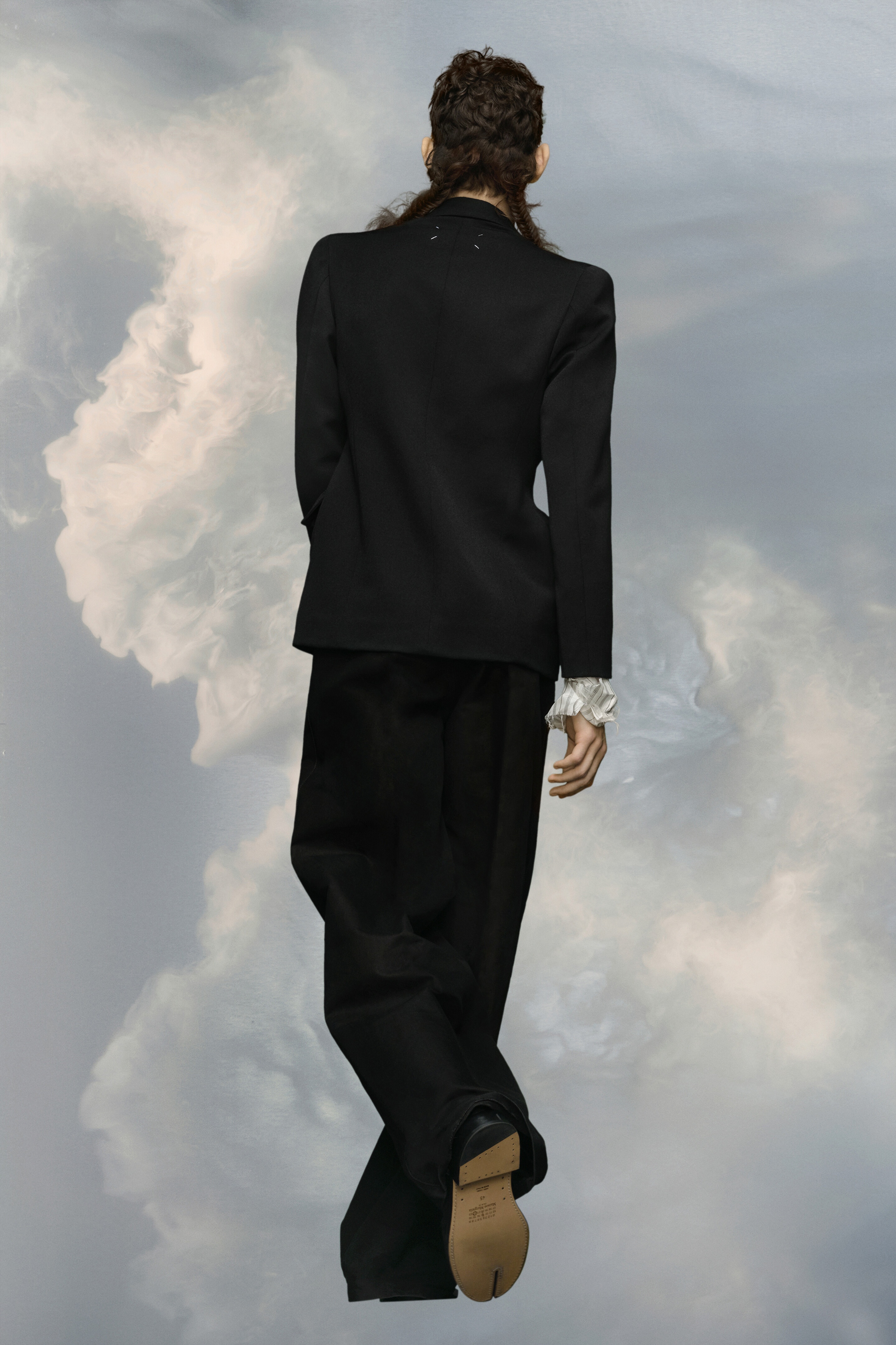 Wool couture waist suit jacket - 4