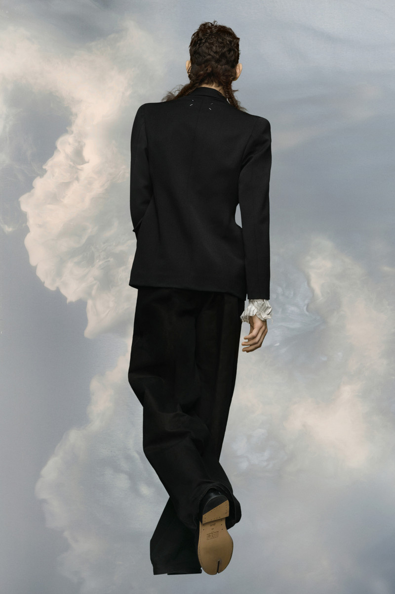 Wool couture waist suit jacket 4