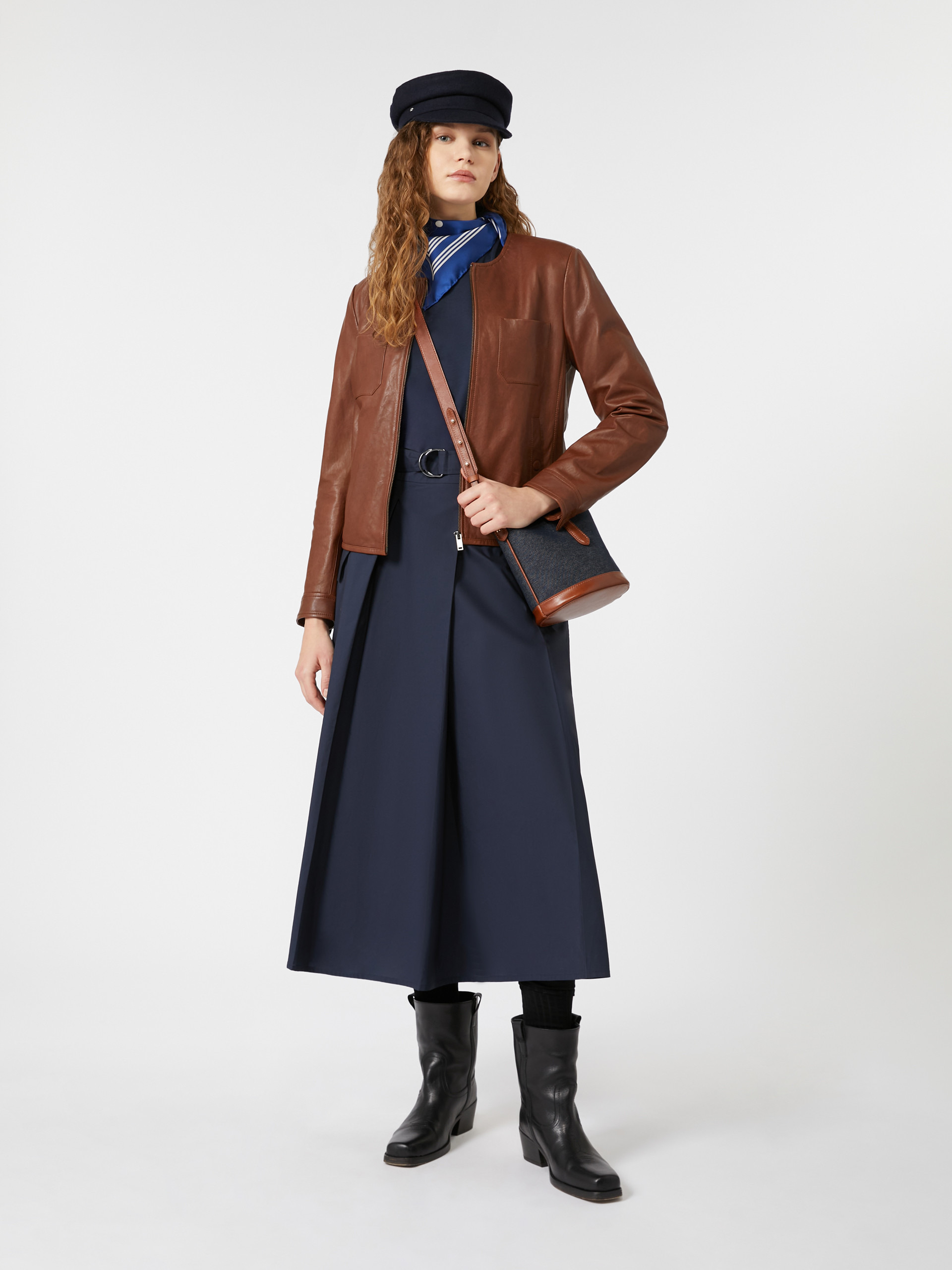 GOMMOSO Jersey and poplin dress - 2