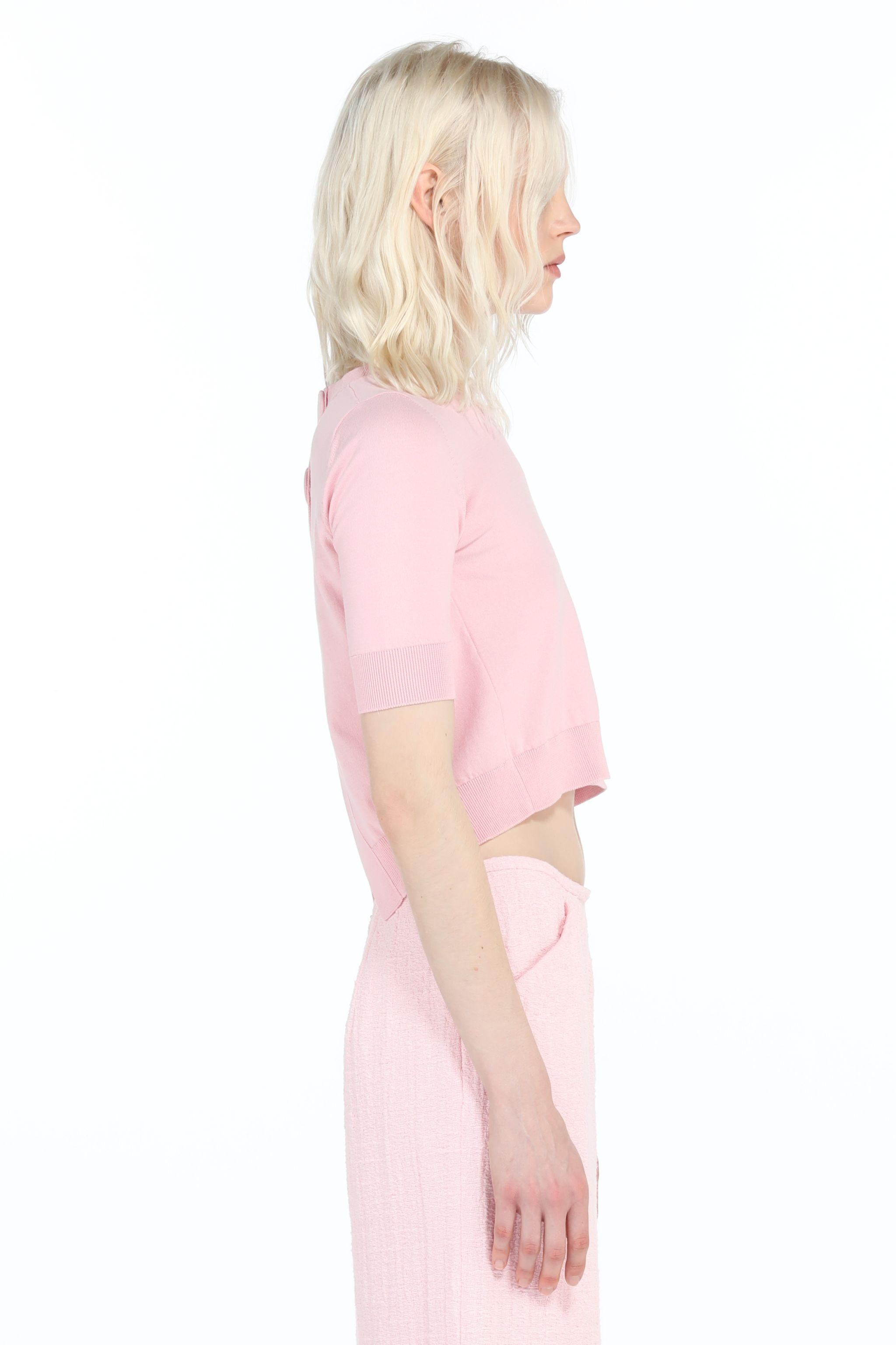 OPEN-BACK COTTON SWEATER - 3