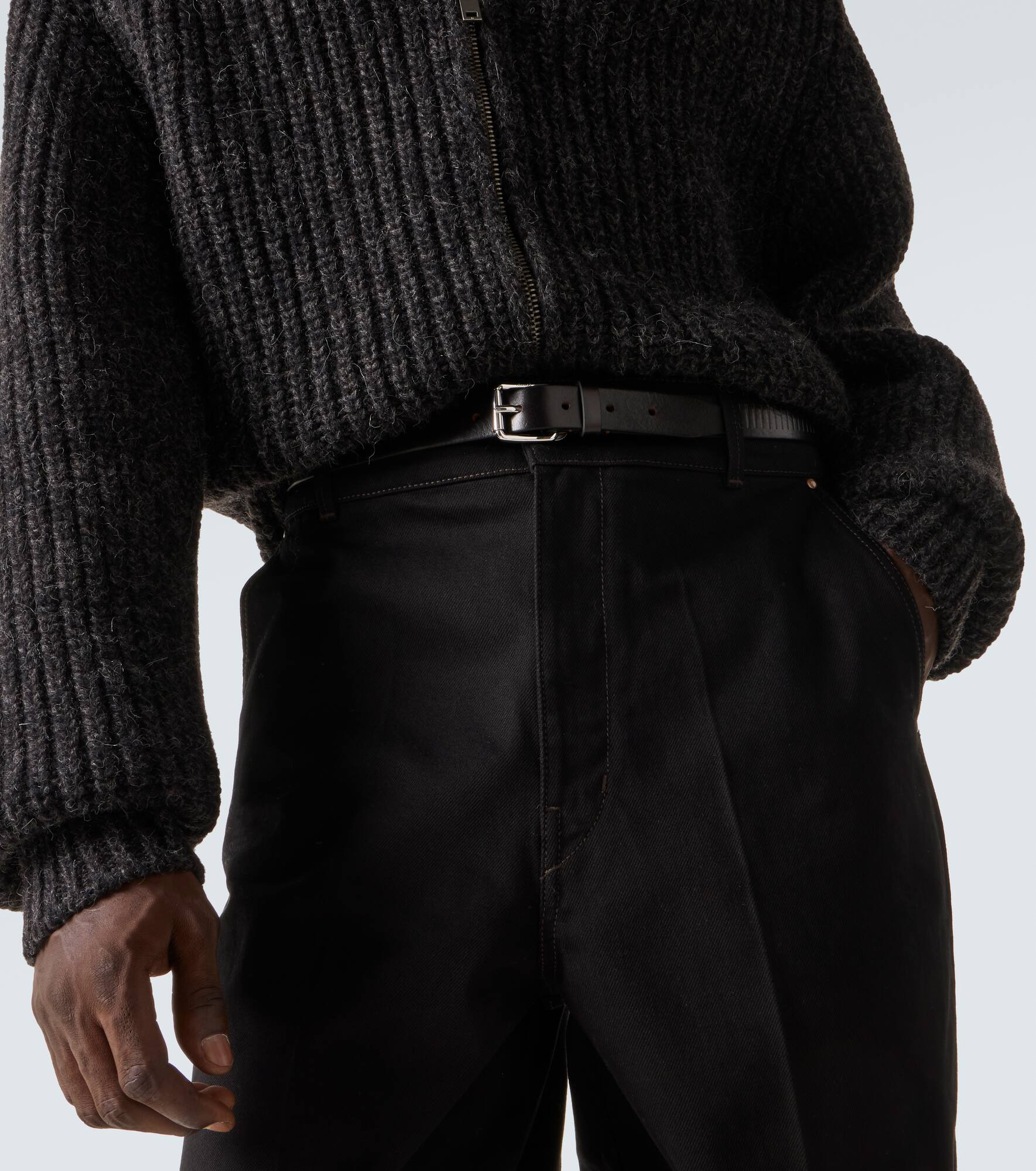 Rail leather belt - 2