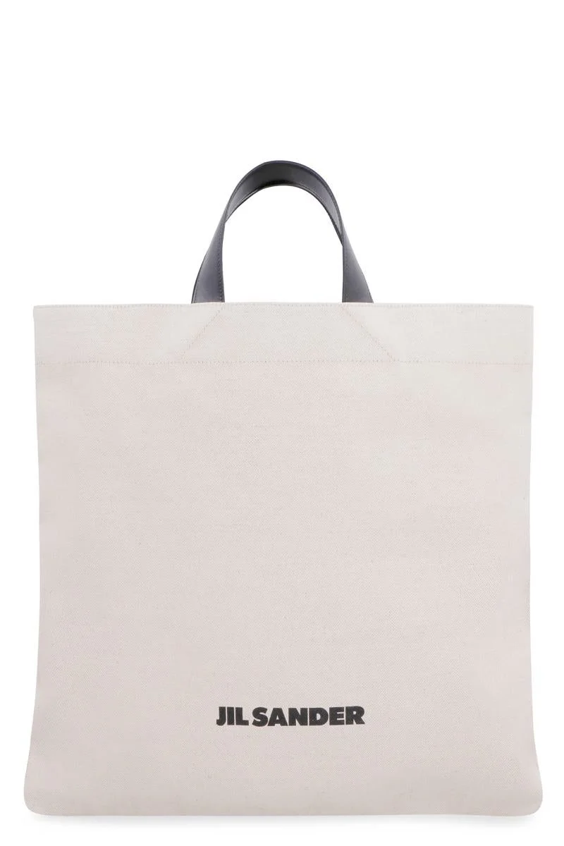 JIL SANDER CANVAS TOTE BAG - 1