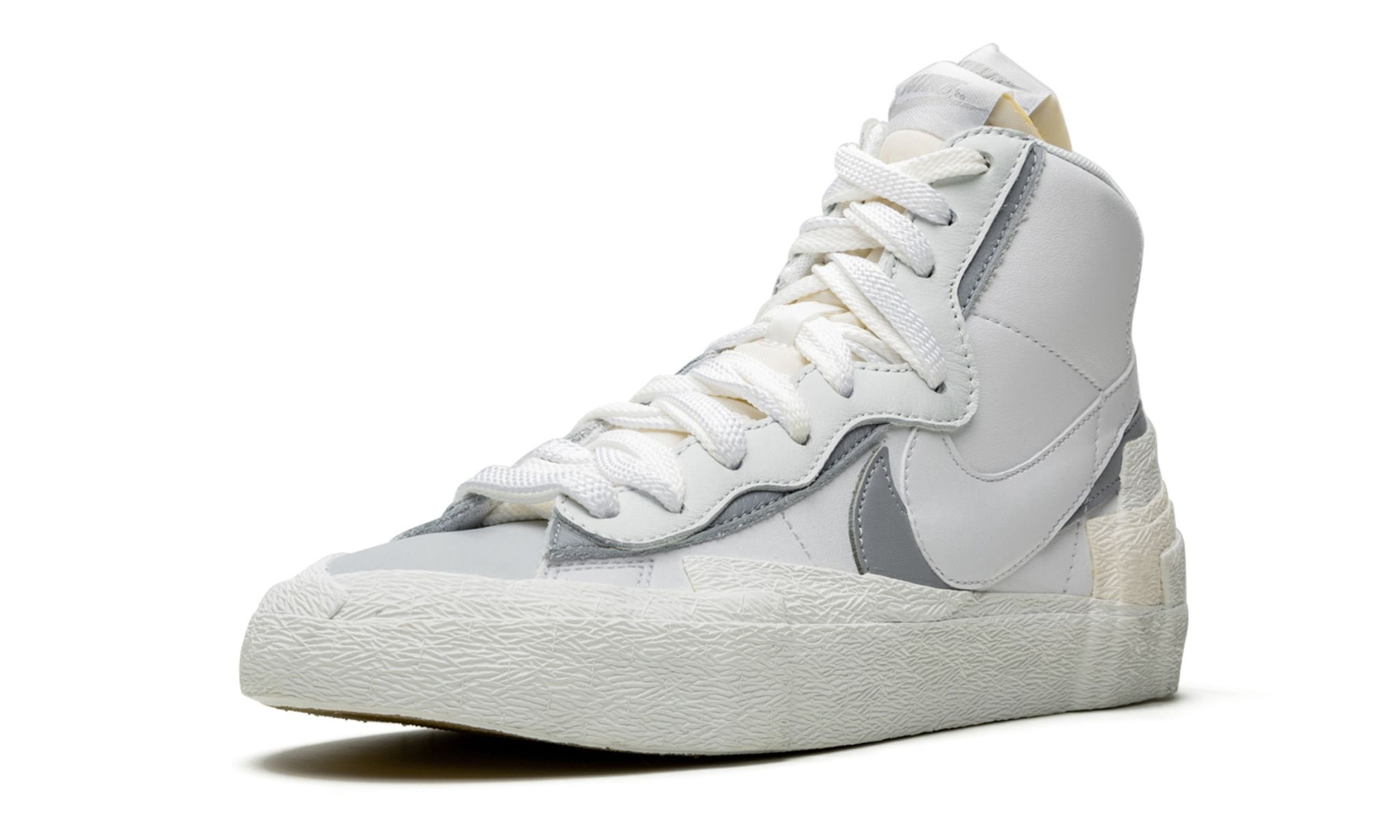 Blazer Mid "Sacai - Triple White" - 4