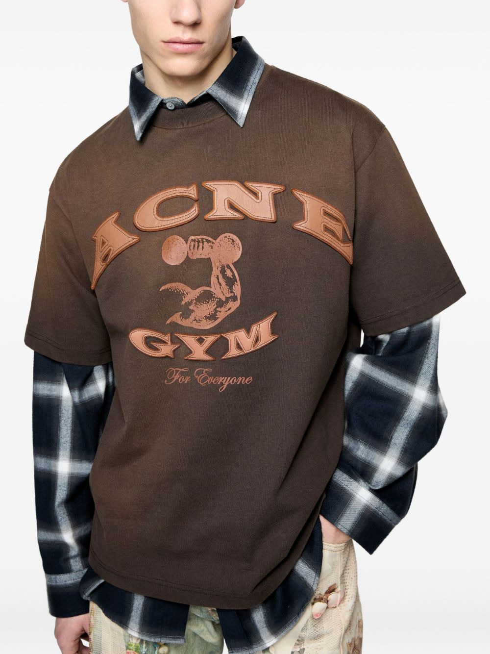 logo-appliqué T-shirt - 4