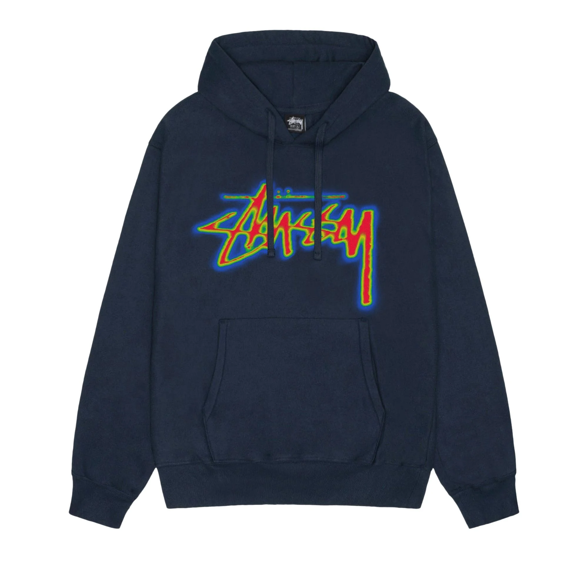 Stussy Thermal Stock Hoodie 'Navy' - 1