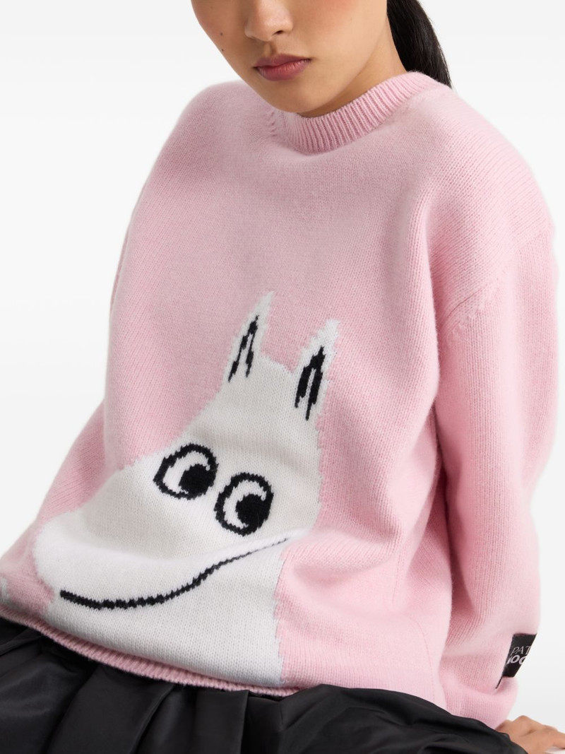 x Moomin crew-neck sweater 4