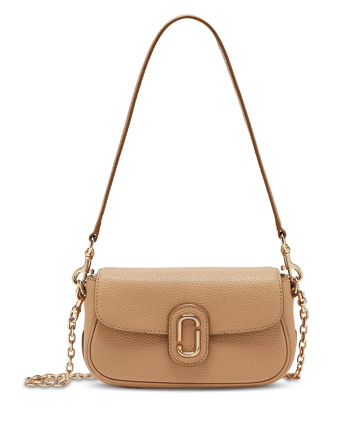 The Clover Pebbled Leather Shoulder Bag - 1