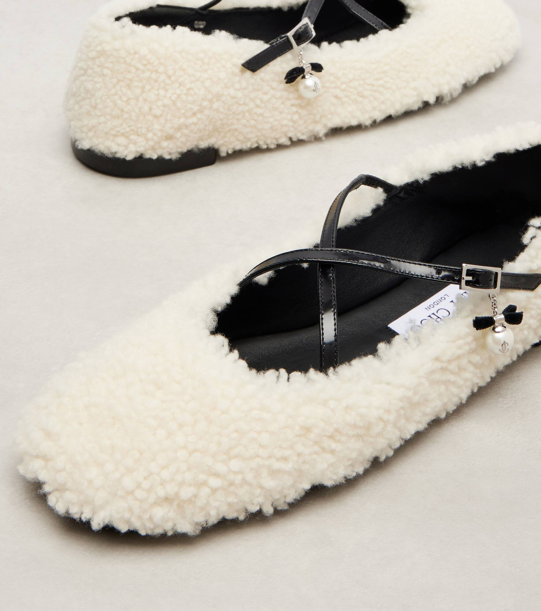 Eleri shearling ballet flats - 5