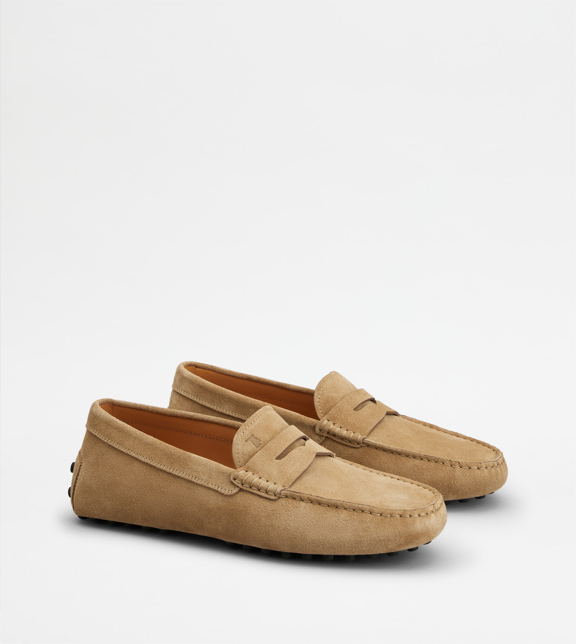 GOMMINO DRIVING SHOES IN SUEDE - BEIGE - 2