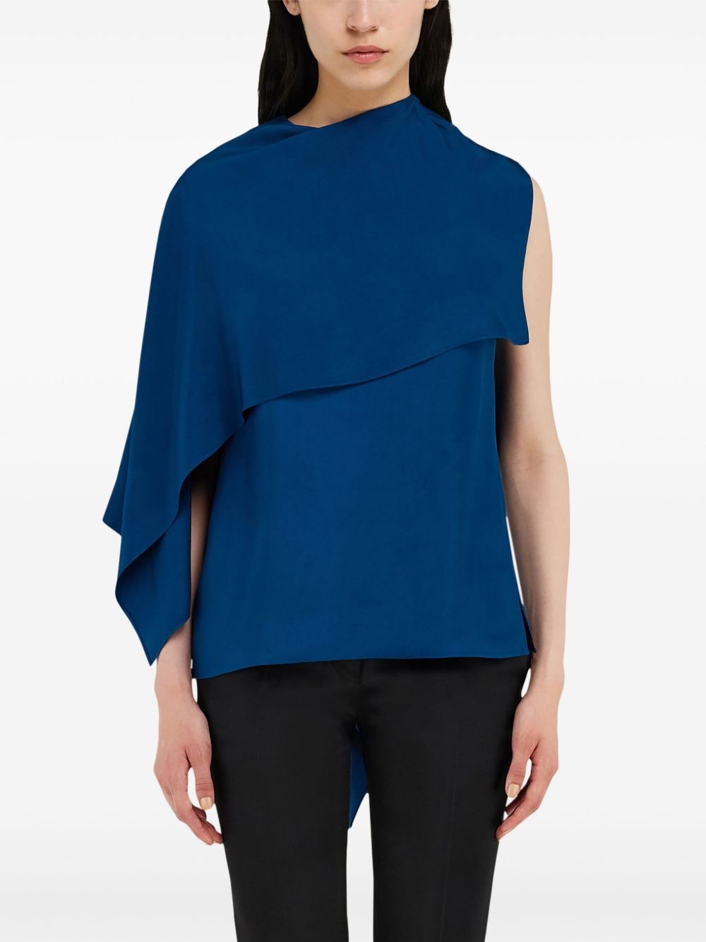 cape-design blouse - 3