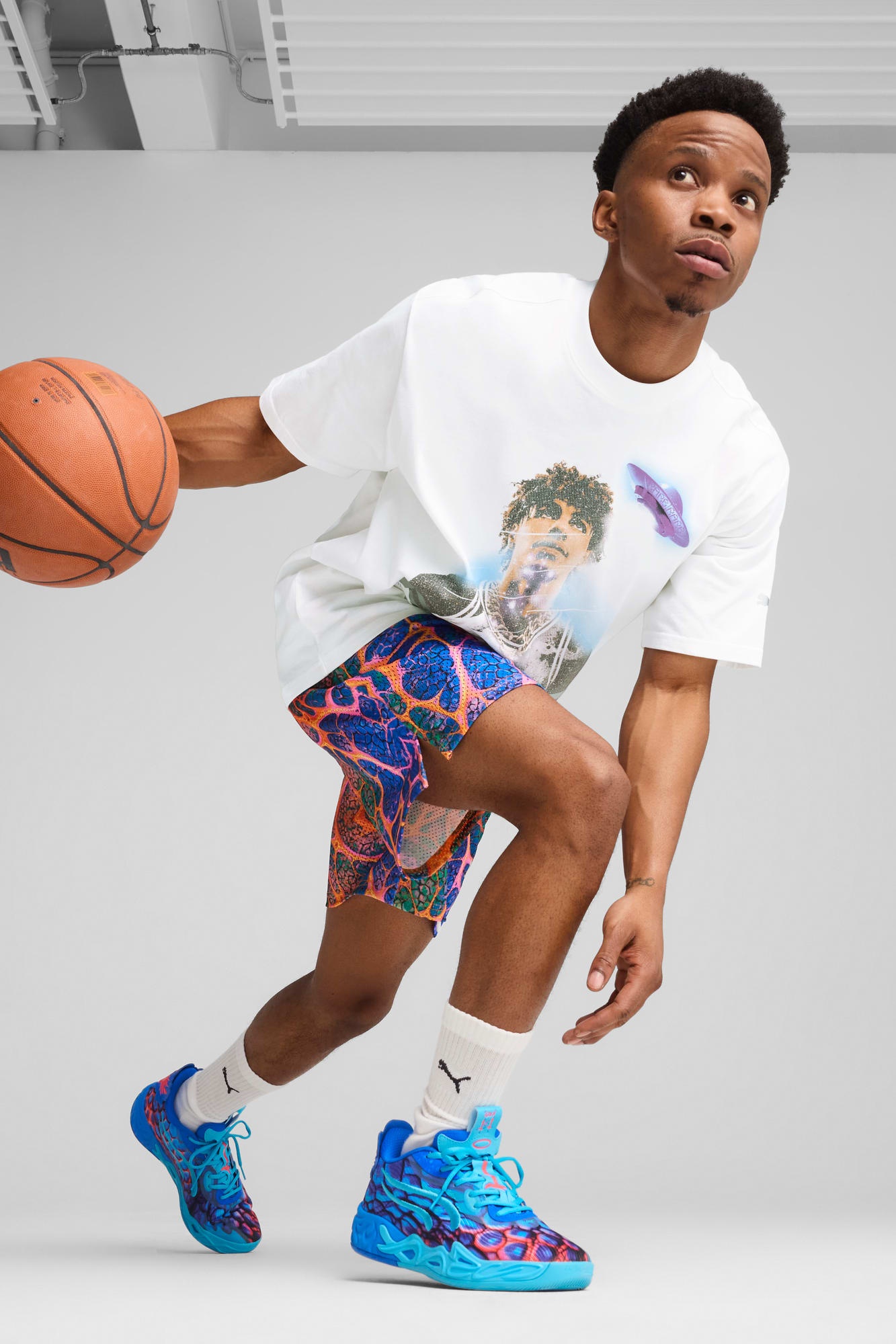 PUMA x LAMELO BALL Alien Skin Men's Basketball Tee - 5