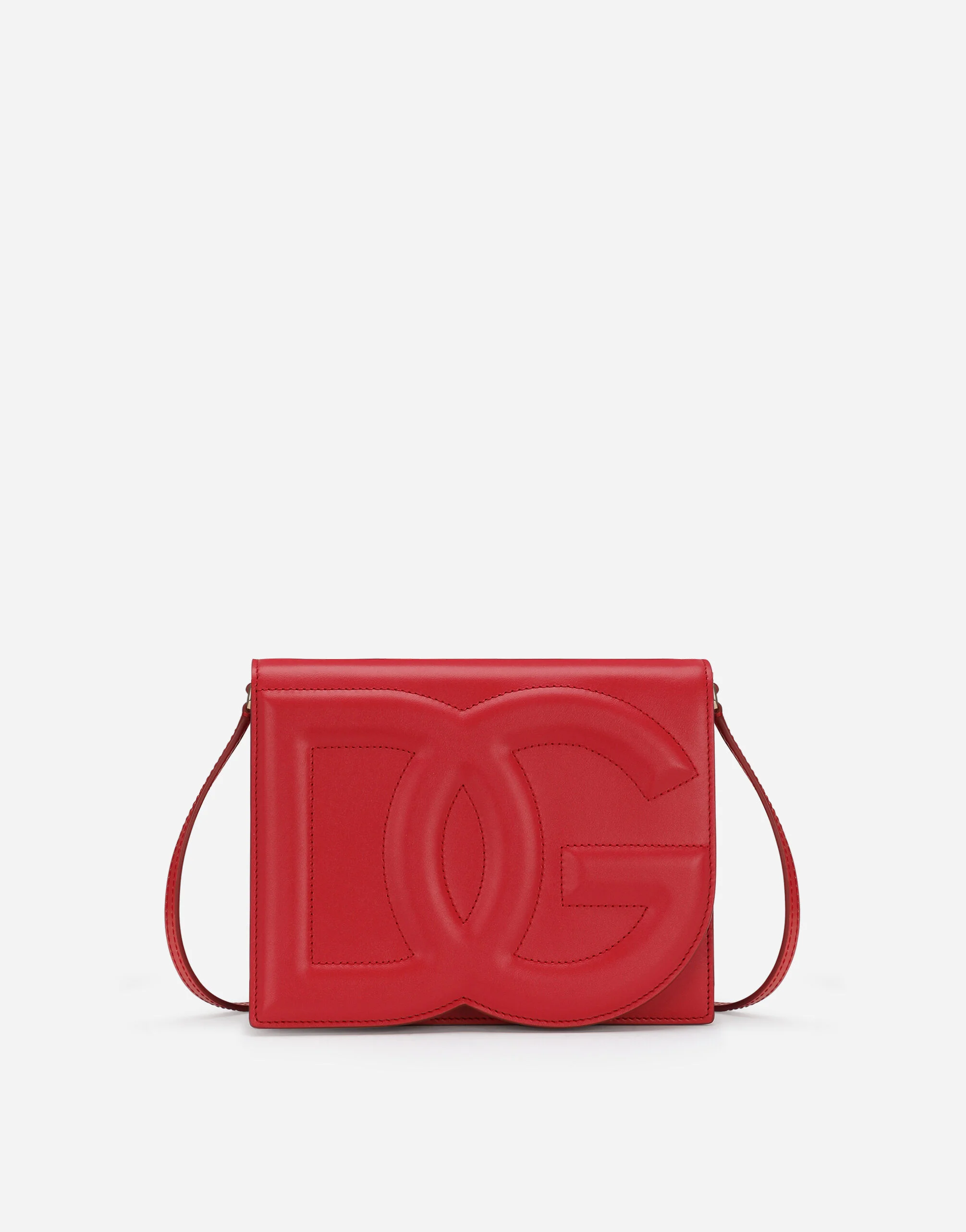 Calfskin DG Logo crossbody bag - 1