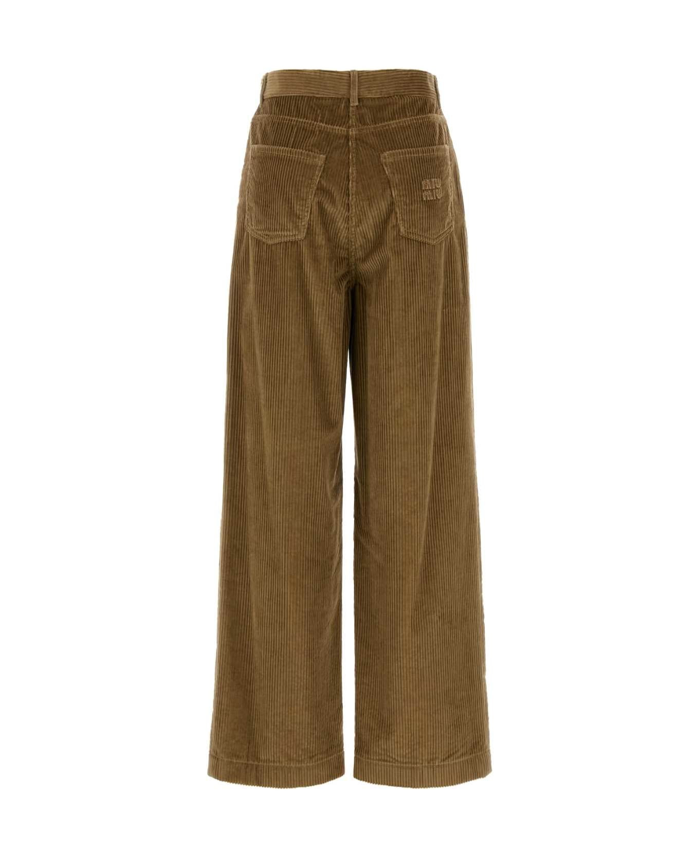Camel Corduroy Pant - 2
