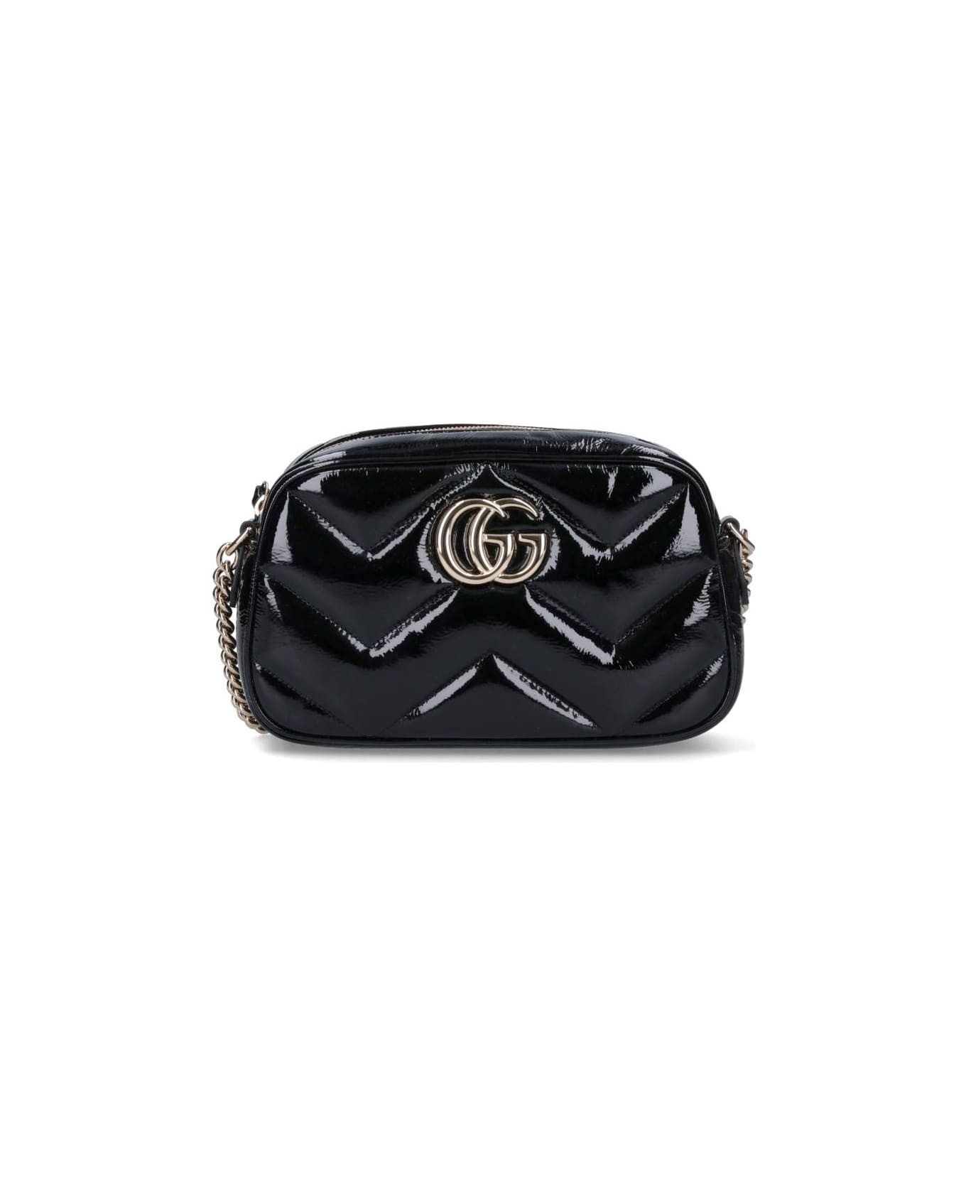 【GUCCI】GG MARMONT SM SHOULDER BAG◆8024480AABA Gucci Small GG Marmont Shoulder Bag | Black | FARFETCH