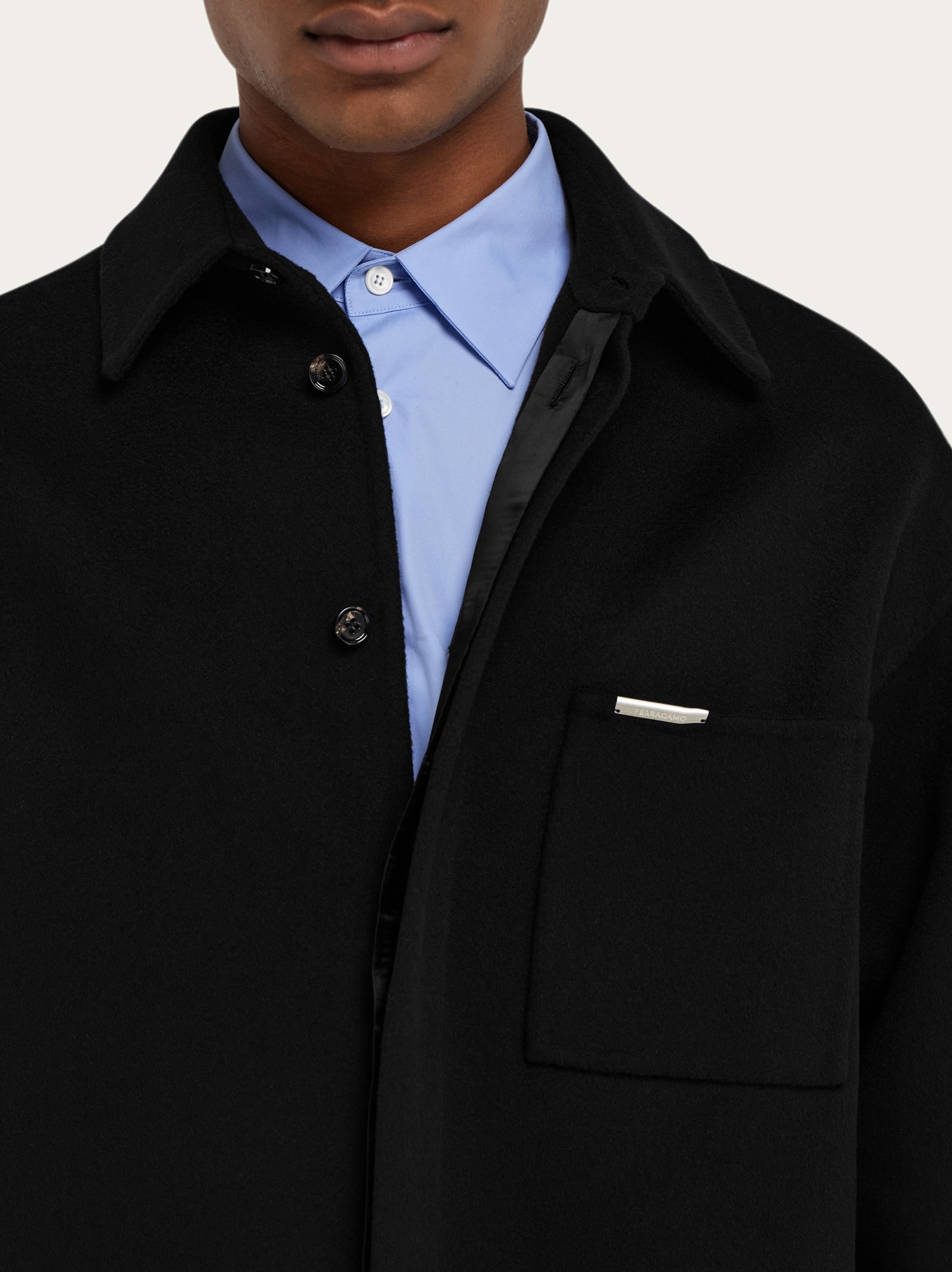 Cashmere-blend overshirt - 10