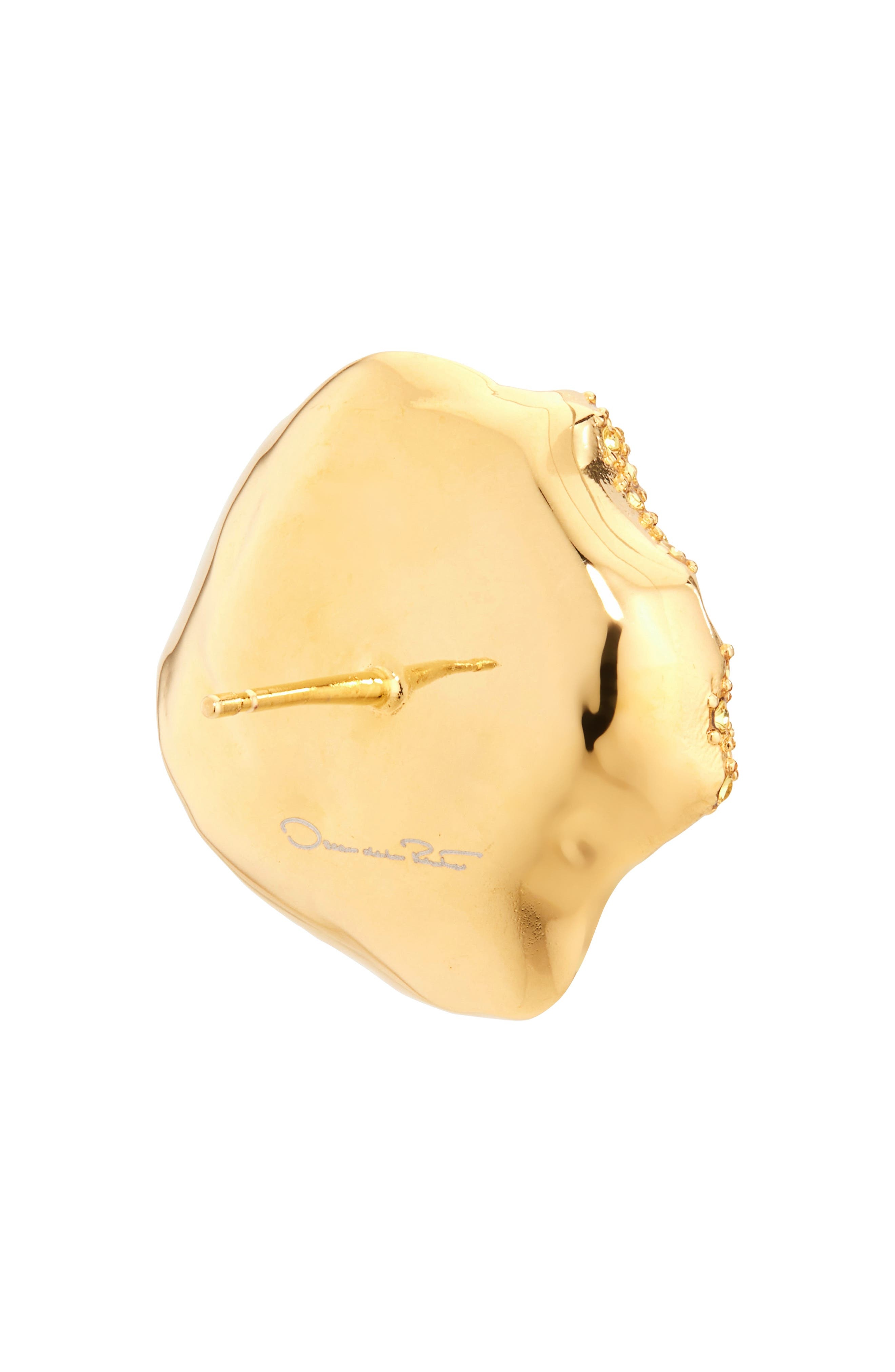 Oscar de la Renta Crystal Nest Stud Earrings in Topaz at Nordstrom - 4