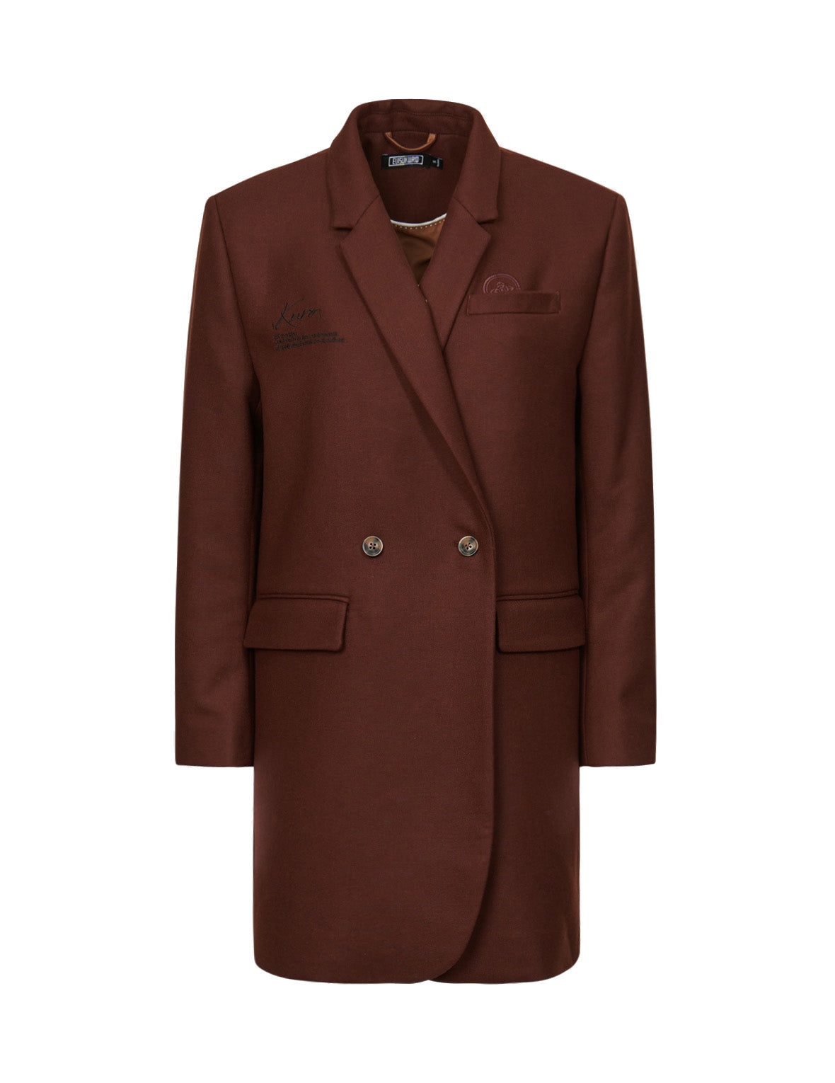 Logo Embossed Blazer Dress - 9