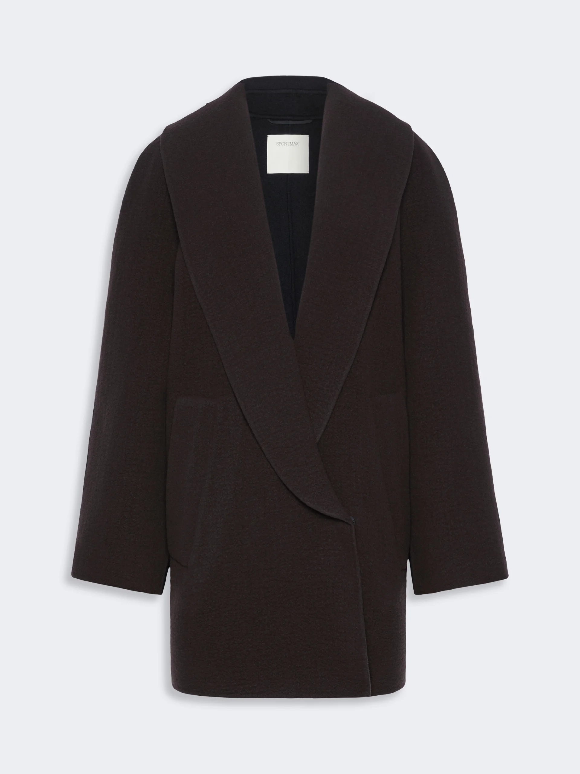 OGGETTI Wool and cashmere heavy jacket - COFFEE - 1