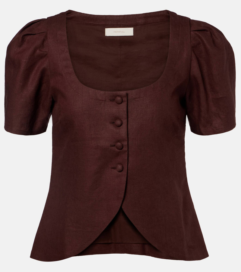 Emma linen top 1