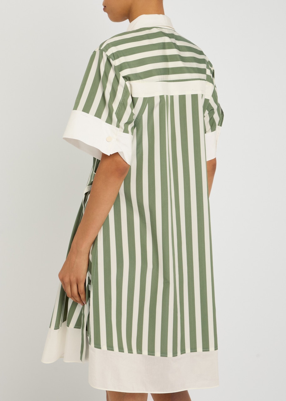 3.1 Phillip Lim Striped Cotton-blend Mini Dress - 3