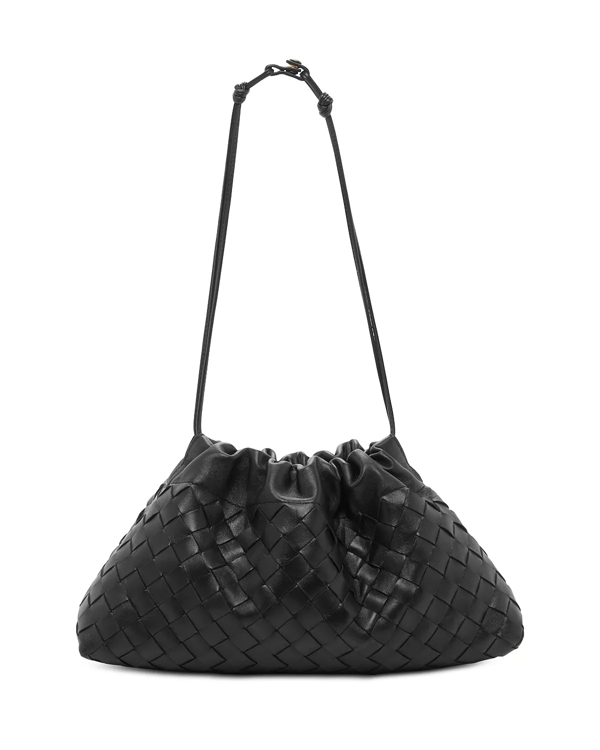 Dustbag Intrecciato Leather Shoulder Bag - 7