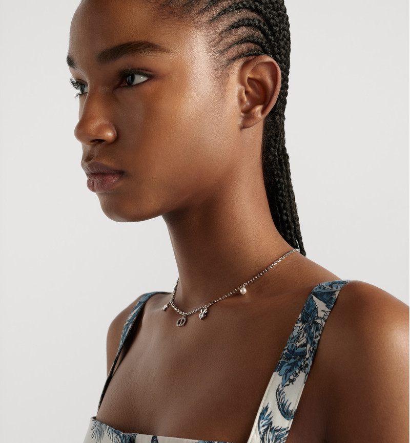 Dior Petit CD Lucky Charms Necklace outlook