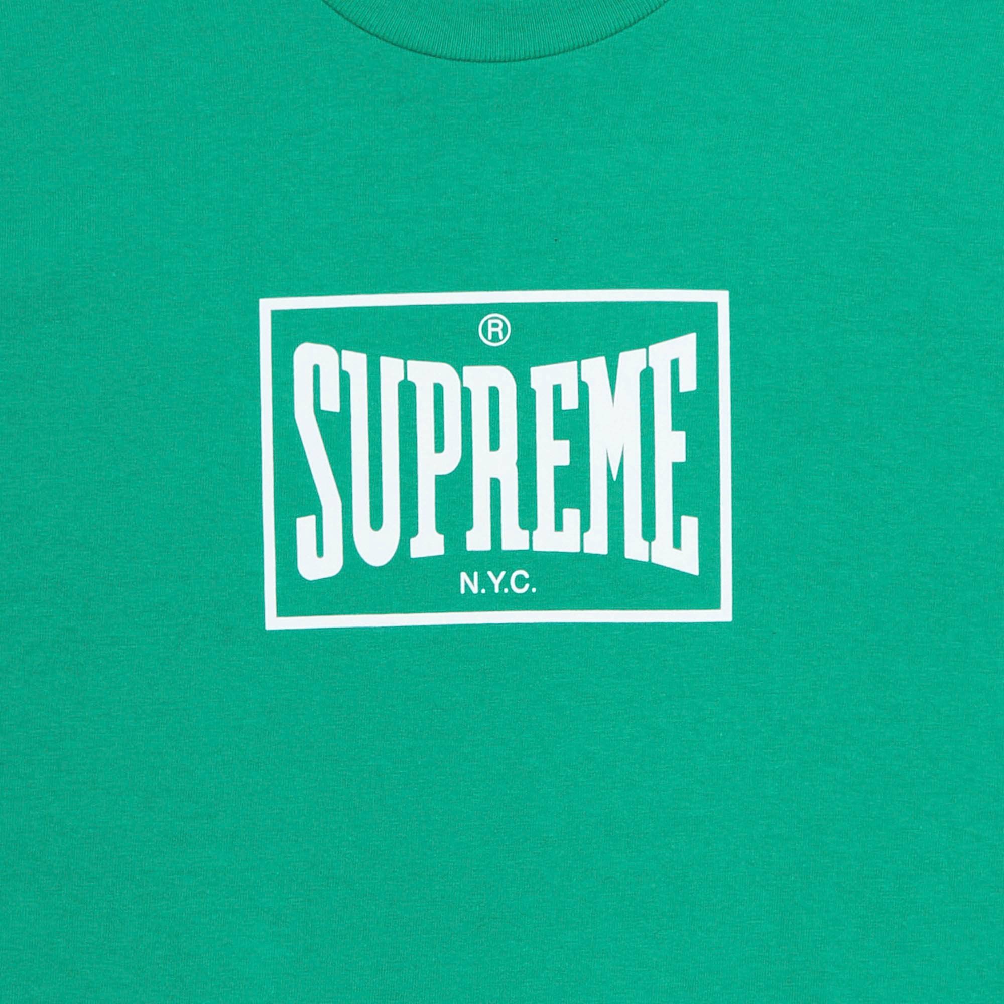 Supreme Supreme Warm Up Tee 'Green' | REVERSIBLE