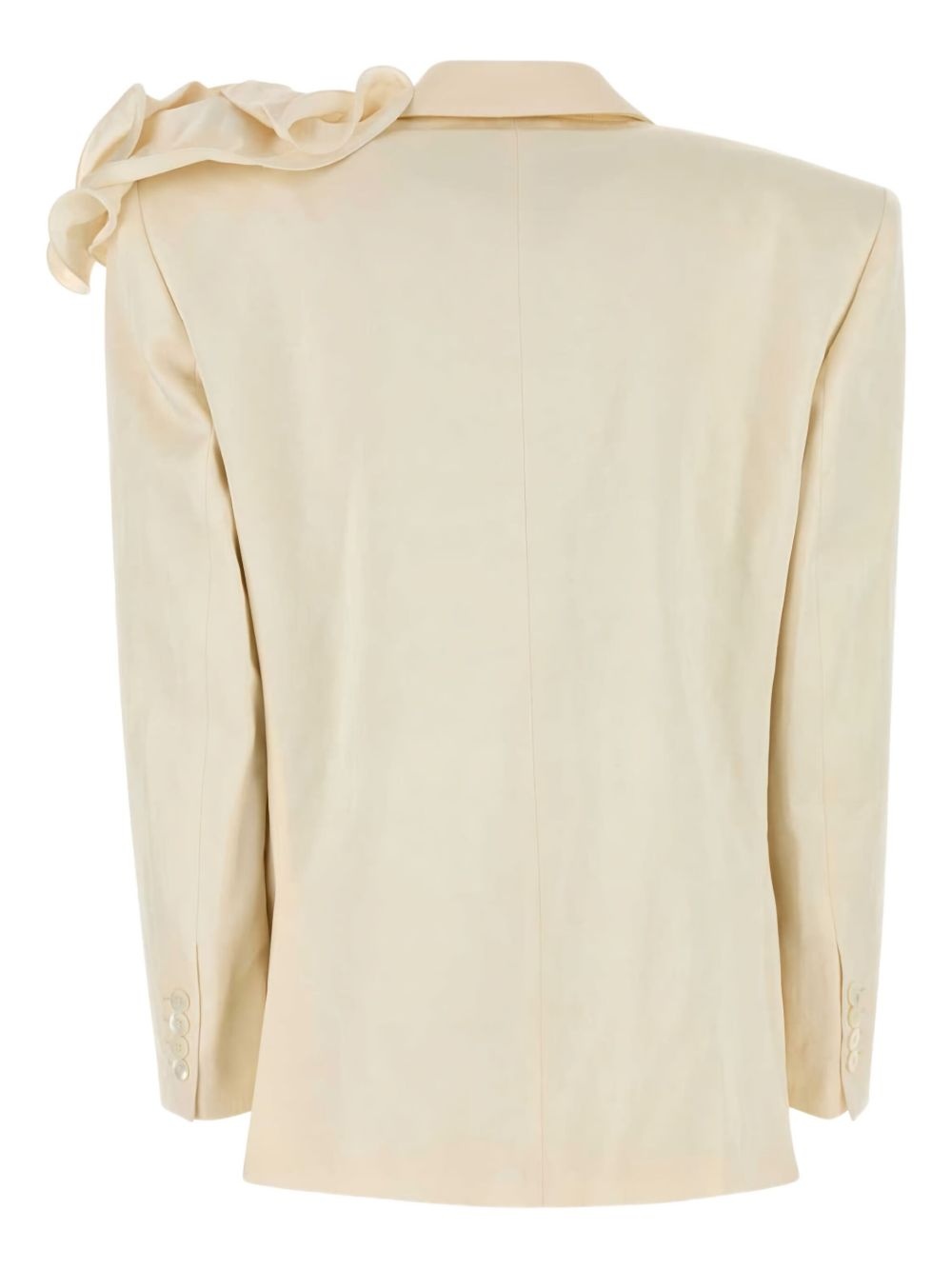 floral-detail structured blazer - 2