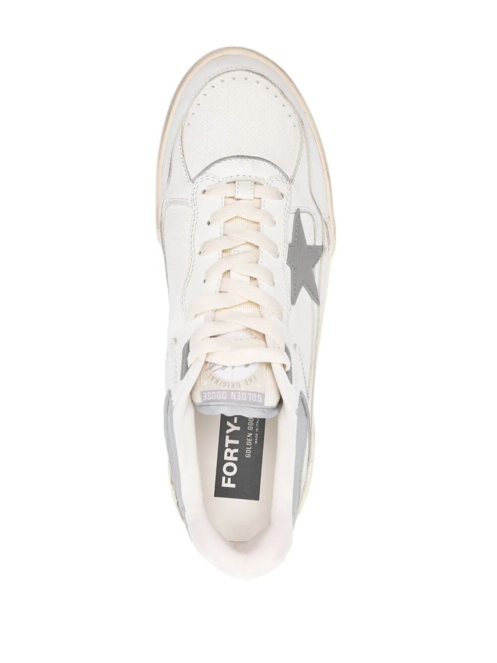 Golden Goose Men "Forty Two" Leather Upper Toe Heel And Spur Rubber Star Sneakers - 4