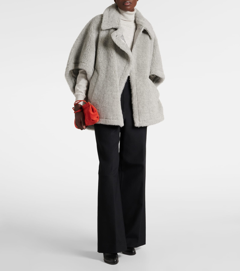 Max Mara Tebe teddy cape outlook