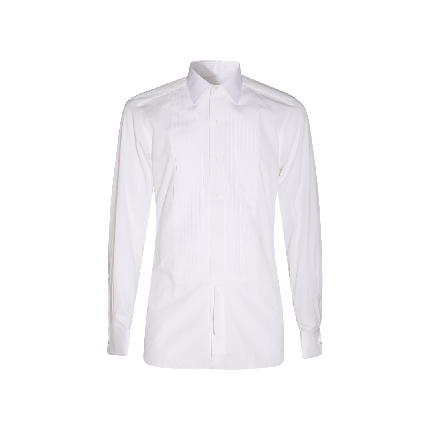 WHITE COTTON SHIRT - 1