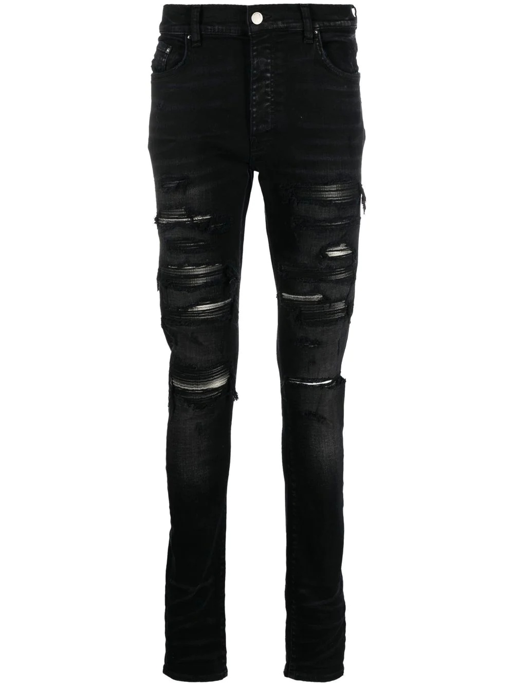 Thrasher distressed skinny jeans - 1