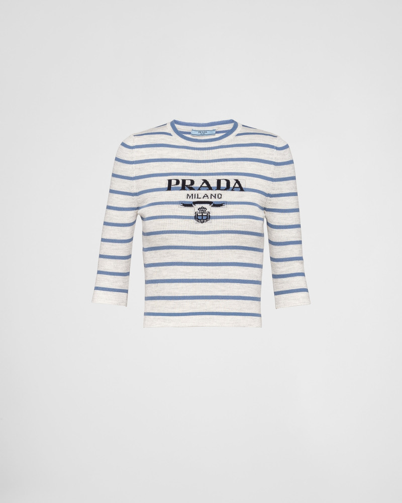 Superfine wool crew-neck sweater 1