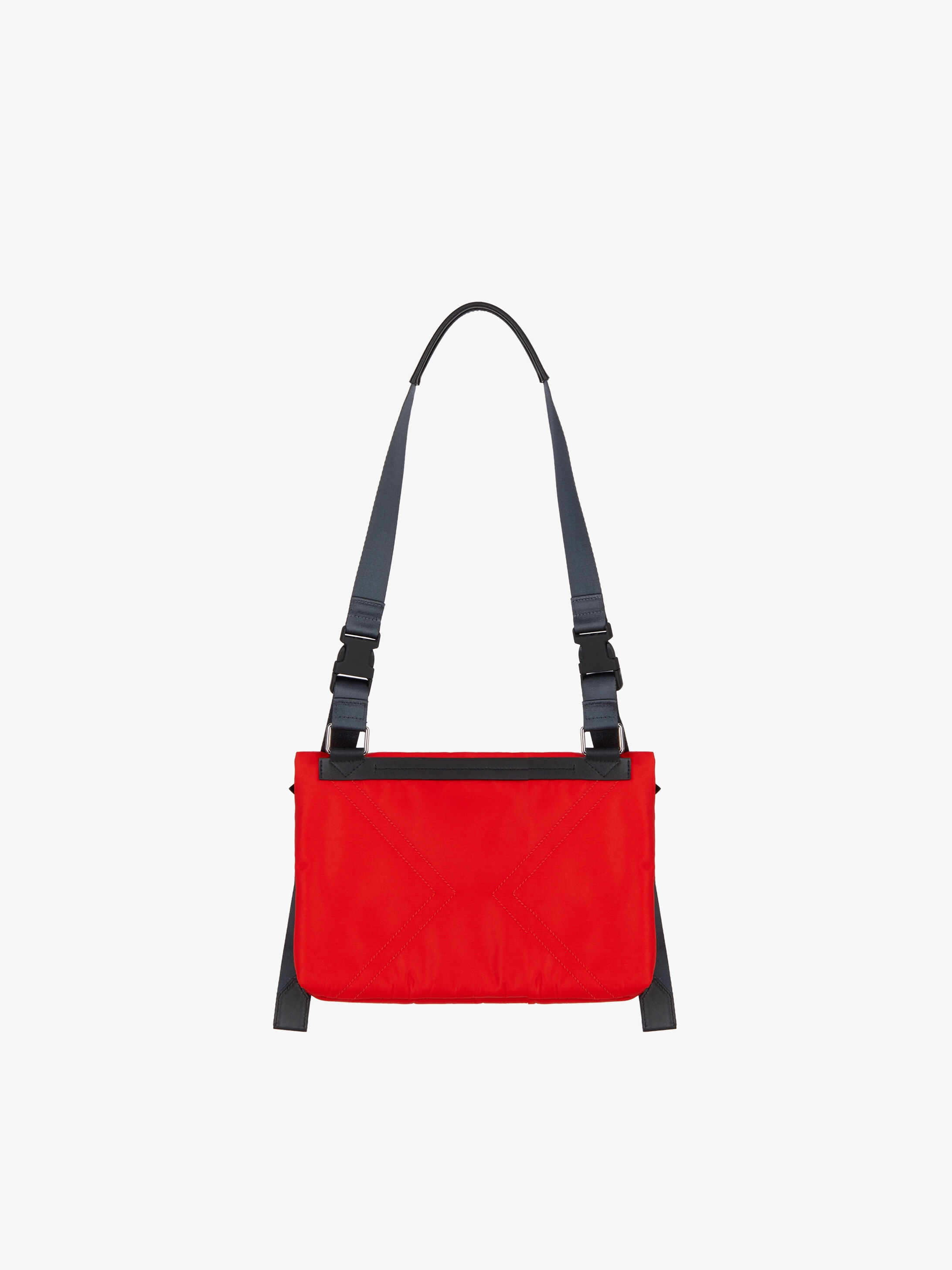 GIVENCHY DOWNTOWN flat cross body bag in nylon 5