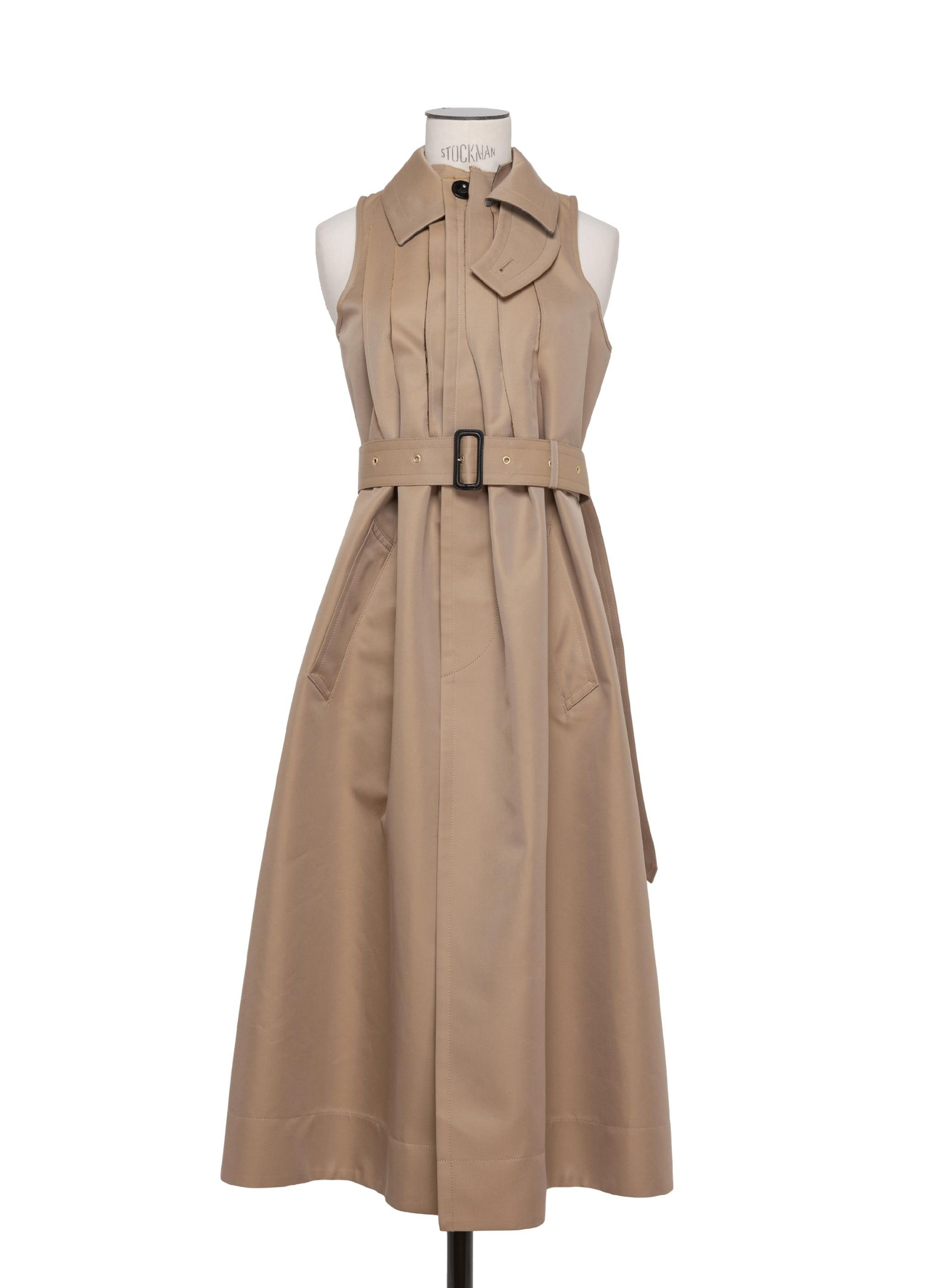 sacai Cotton Gabardine Coat Dress | REVERSIBLE sacai Cotton Gabardine Coat Dress | REVERSIBLE