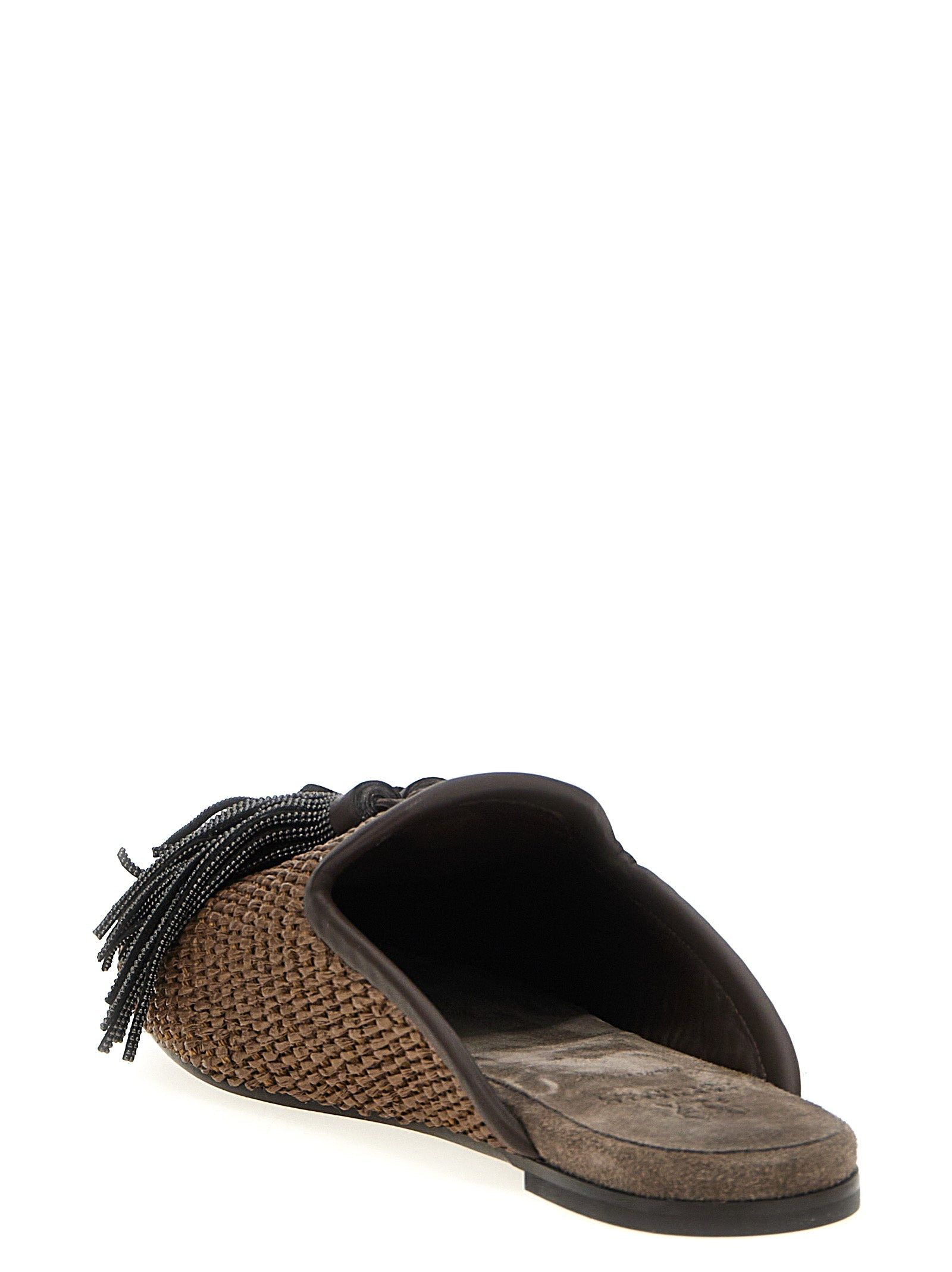 Brunello Cucinelli Women Jewel Tassel Sabots - 3
