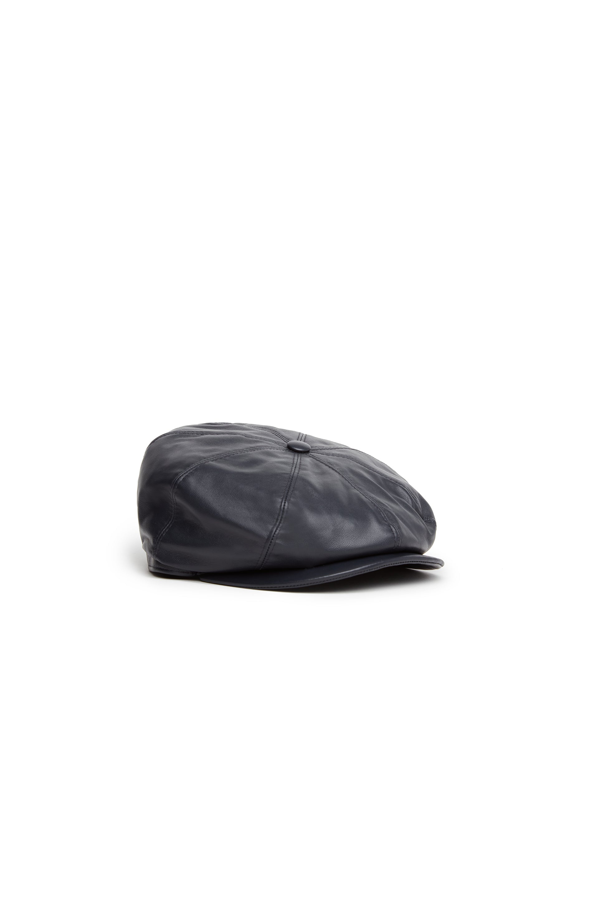 Tremelo Leather Newsboy Cap - 1