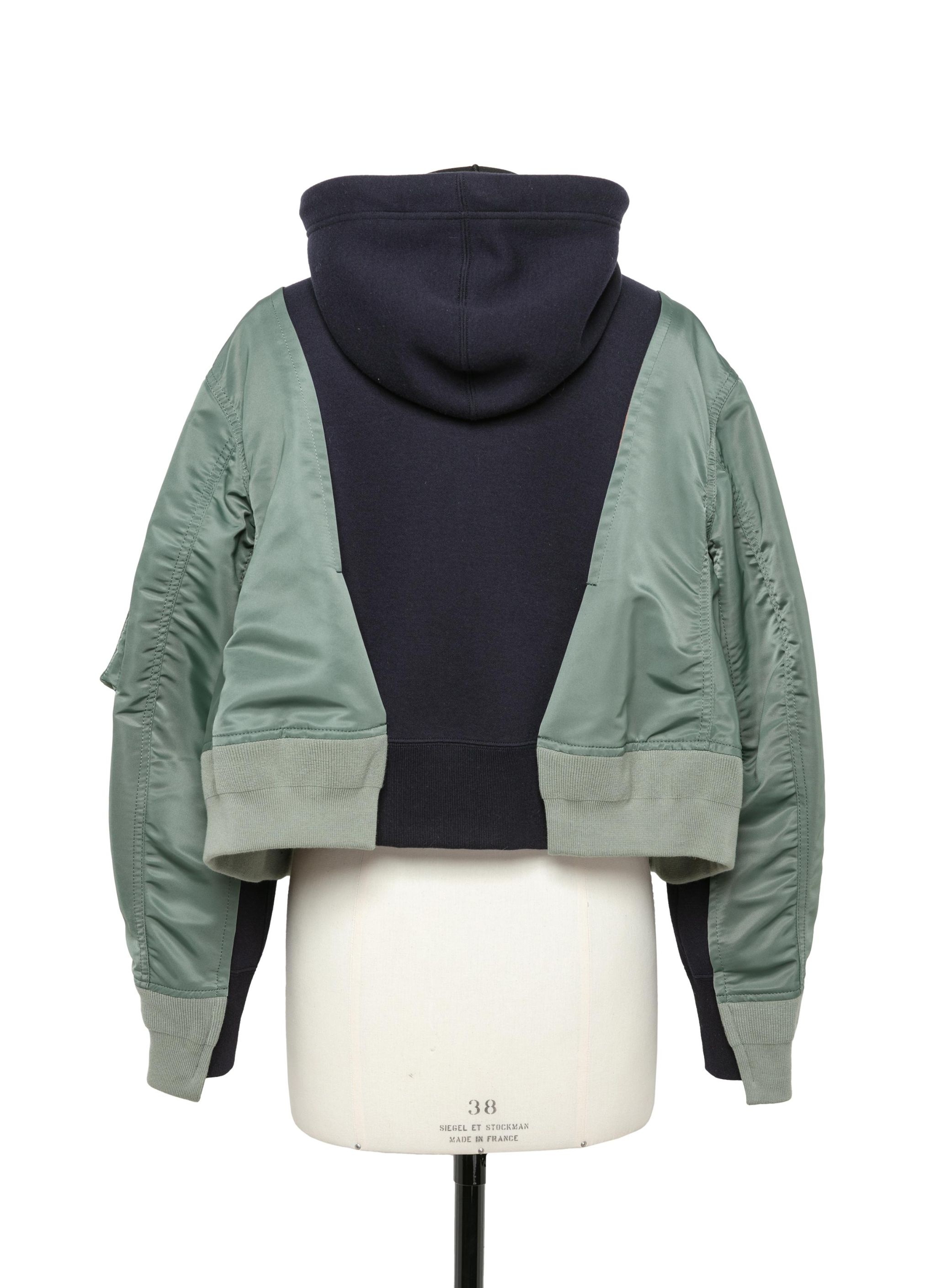 Nylon Twill x Sponge Sweat Hoodie - 4