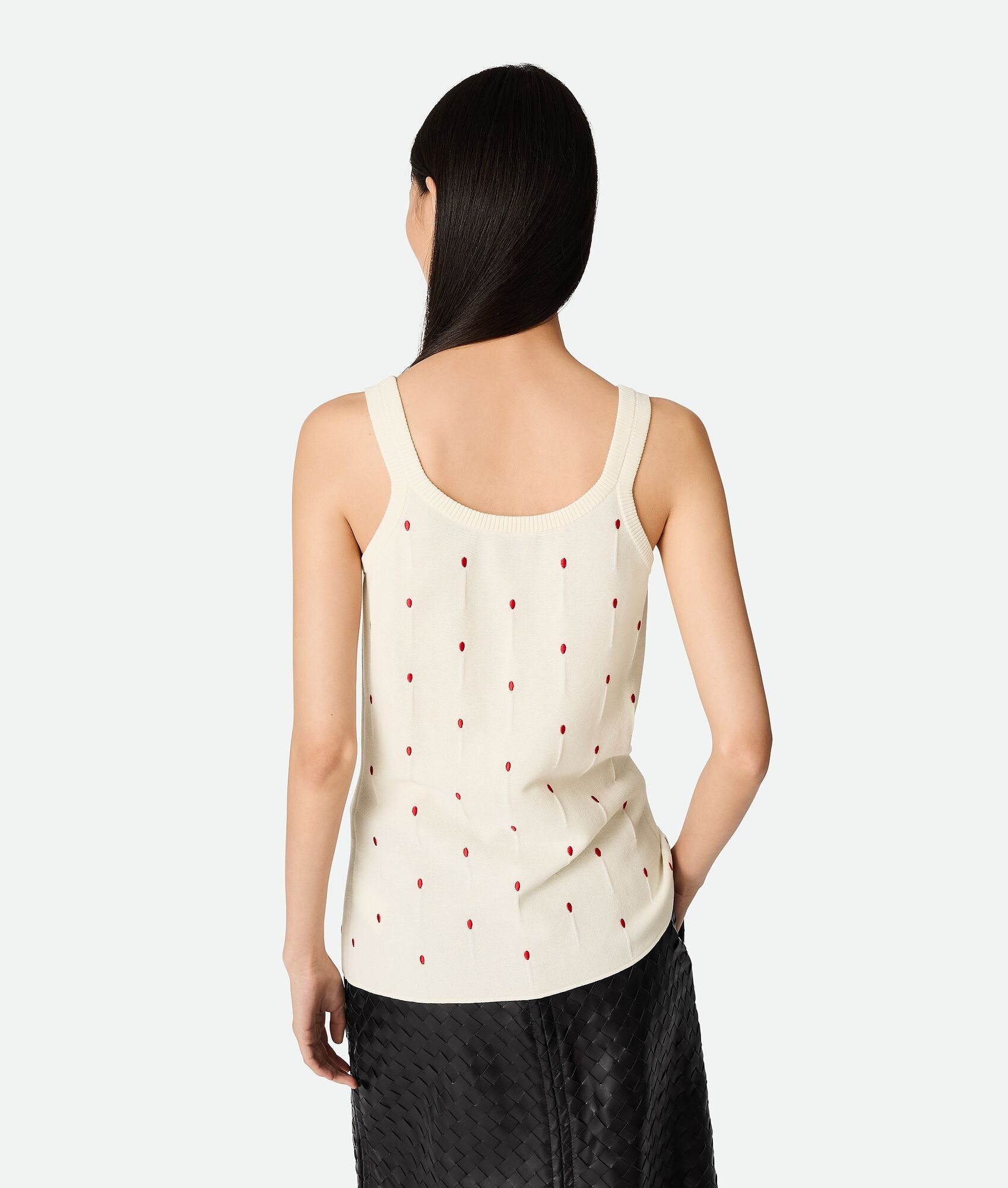 Cotton Embroidered Matches Tank Top - 3