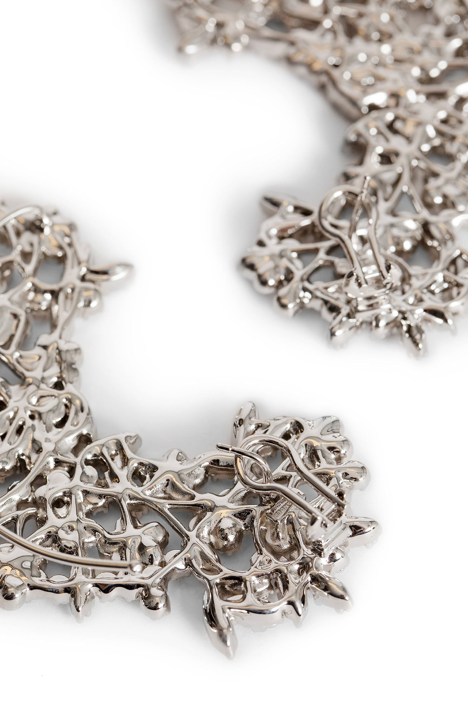 Silver-plated Zirconia Earrings - 4